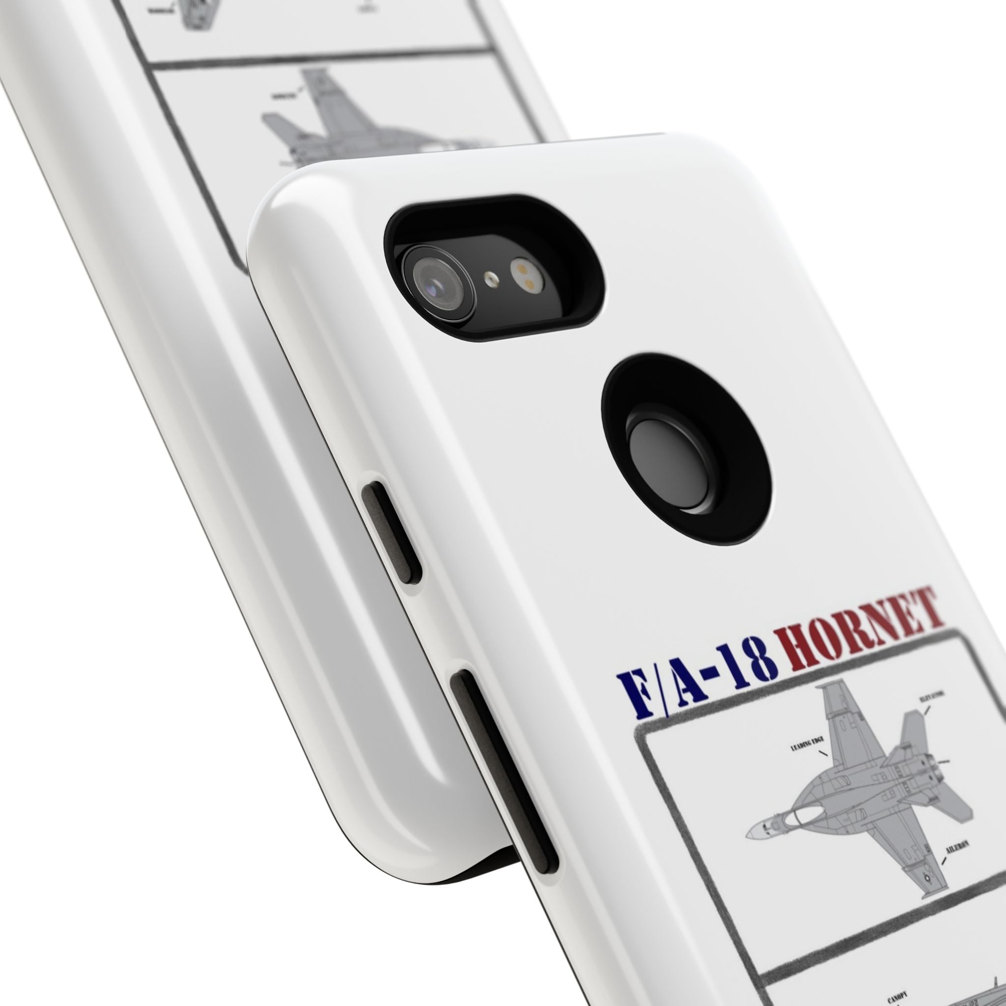 F/A-18 Hornet Schematic edition phone case (USAF Colour-Way)