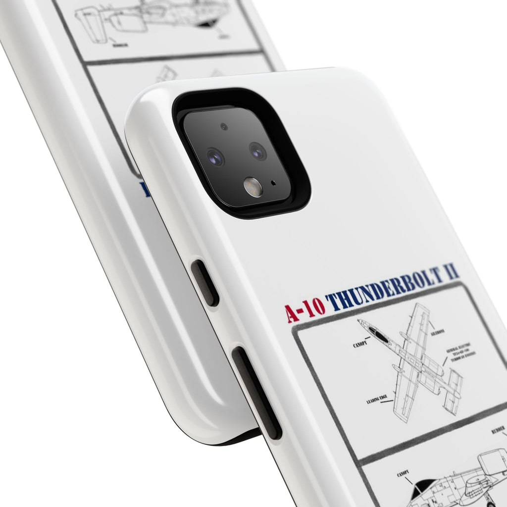 A-10 Thunderbolt Schematic edition phone case (USAF Colour-Way)