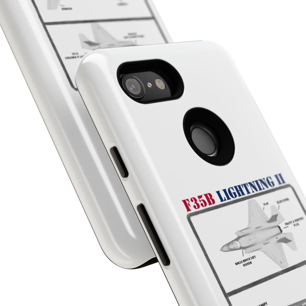 F-35 Lightning II Schematic edition phone case (USAF Colour-Way)