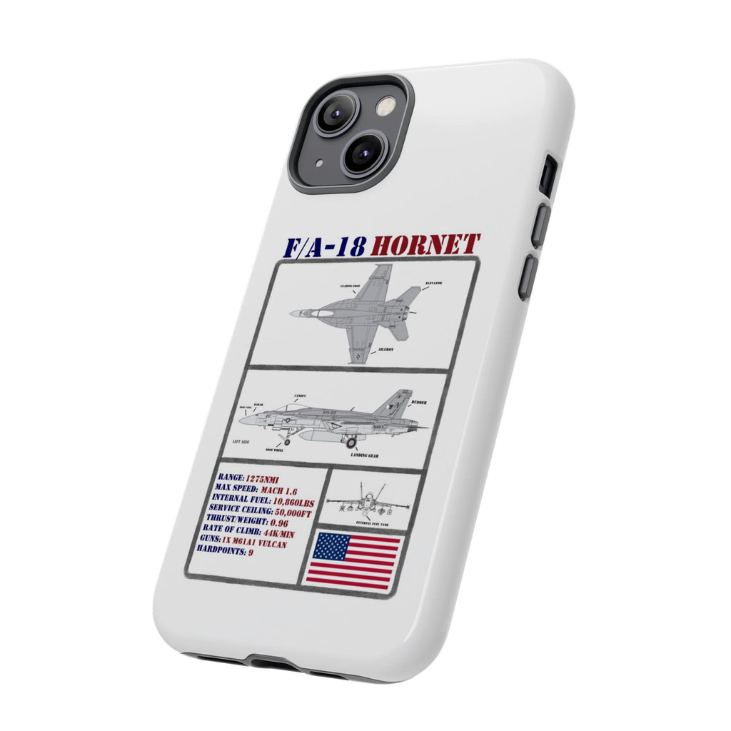 F/A-18 Hornet Schematic edition phone case (USAF Colour-Way)