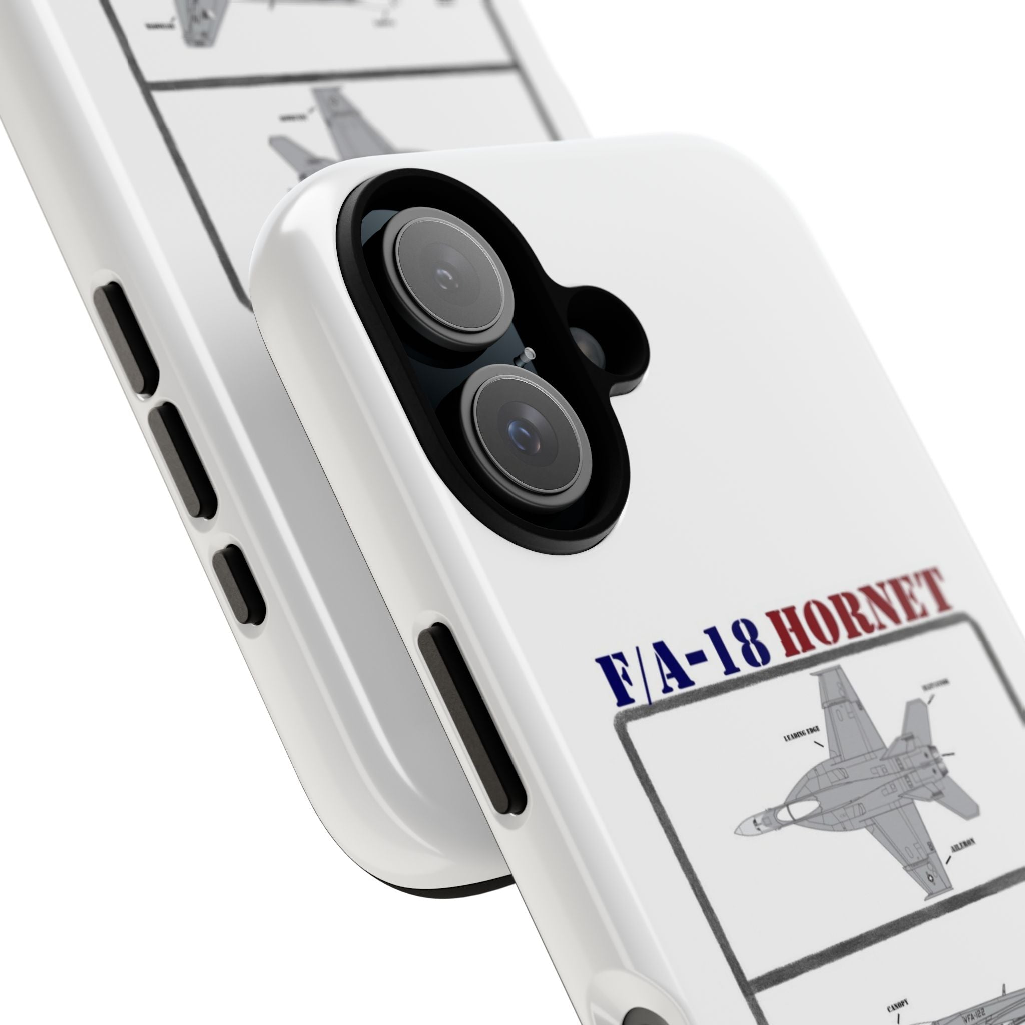 F/A-18 Hornet Schematic edition phone case (USAF Colour-Way)