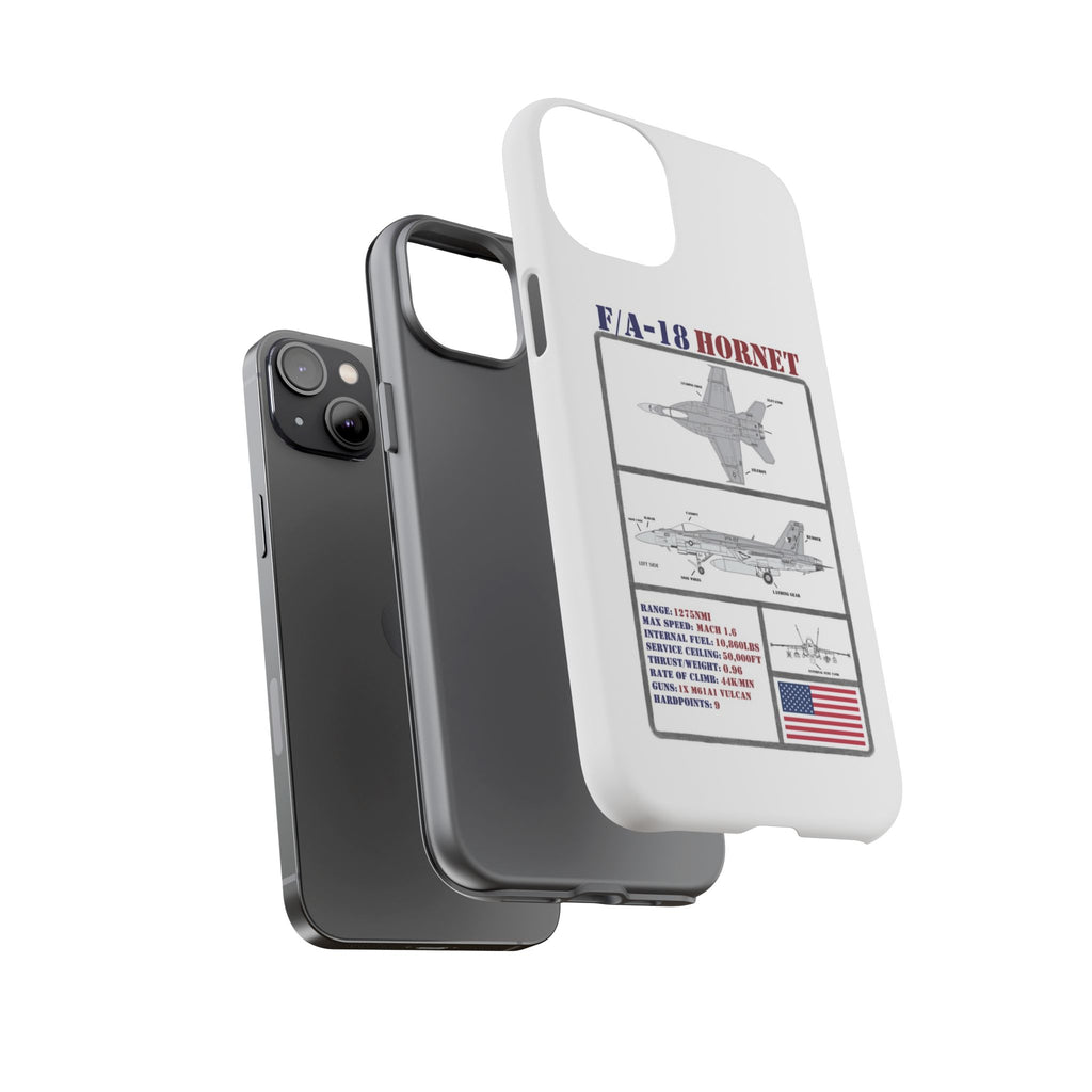 F/A-18 Hornet Schematic edition phone case (USAF Colour-Way)