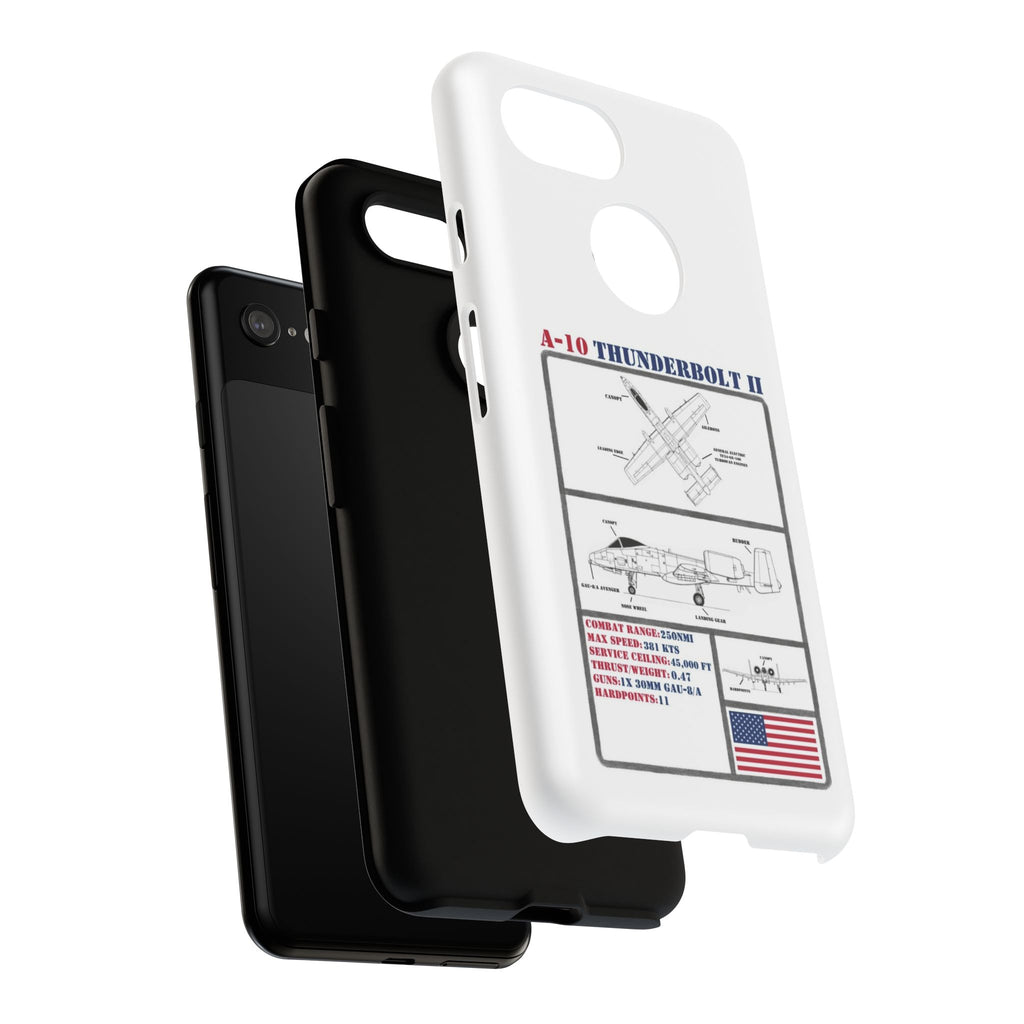A-10 Thunderbolt Schematic edition phone case (USAF Colour-Way)