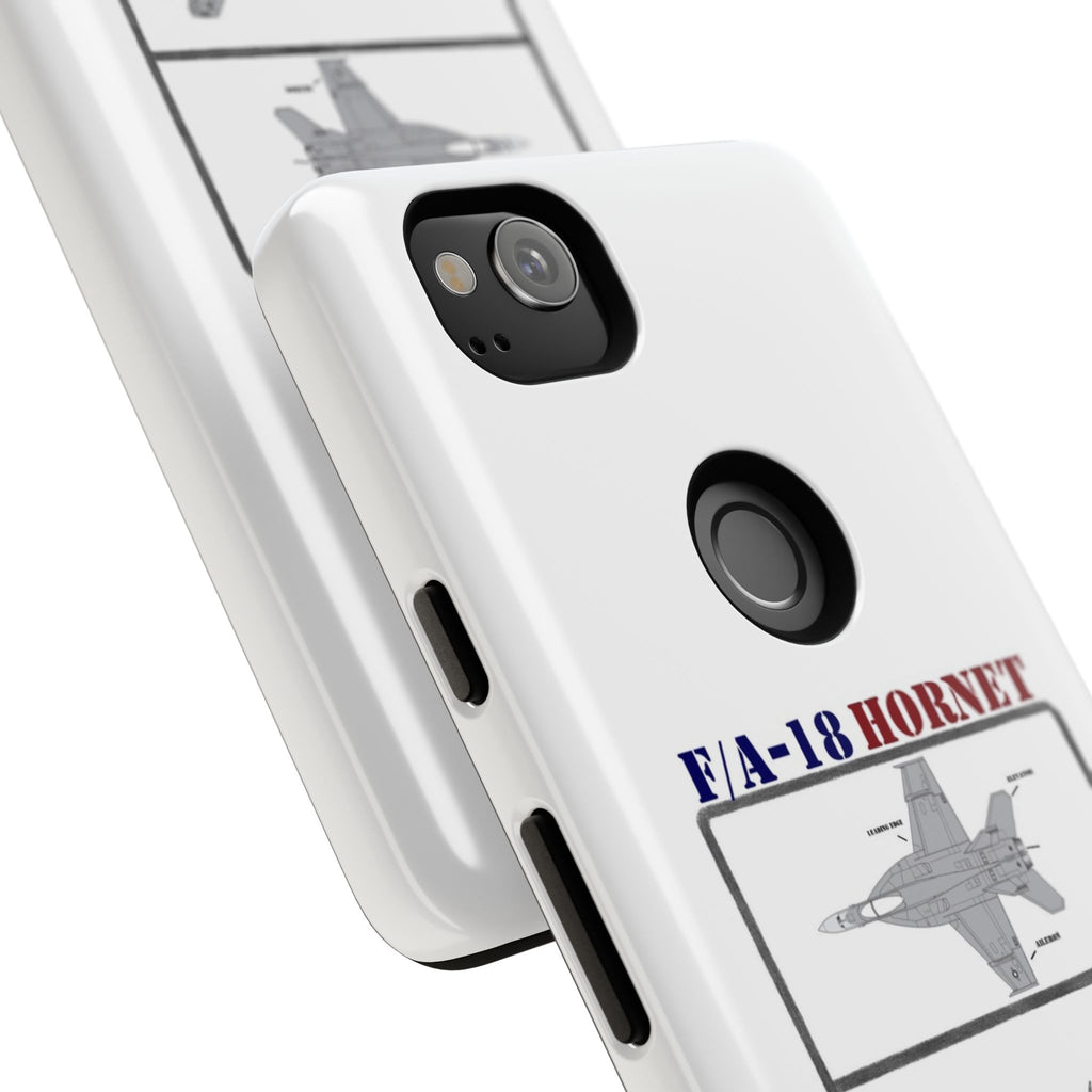 F/A-18 Hornet Schematic edition phone case (USAF Colour-Way)
