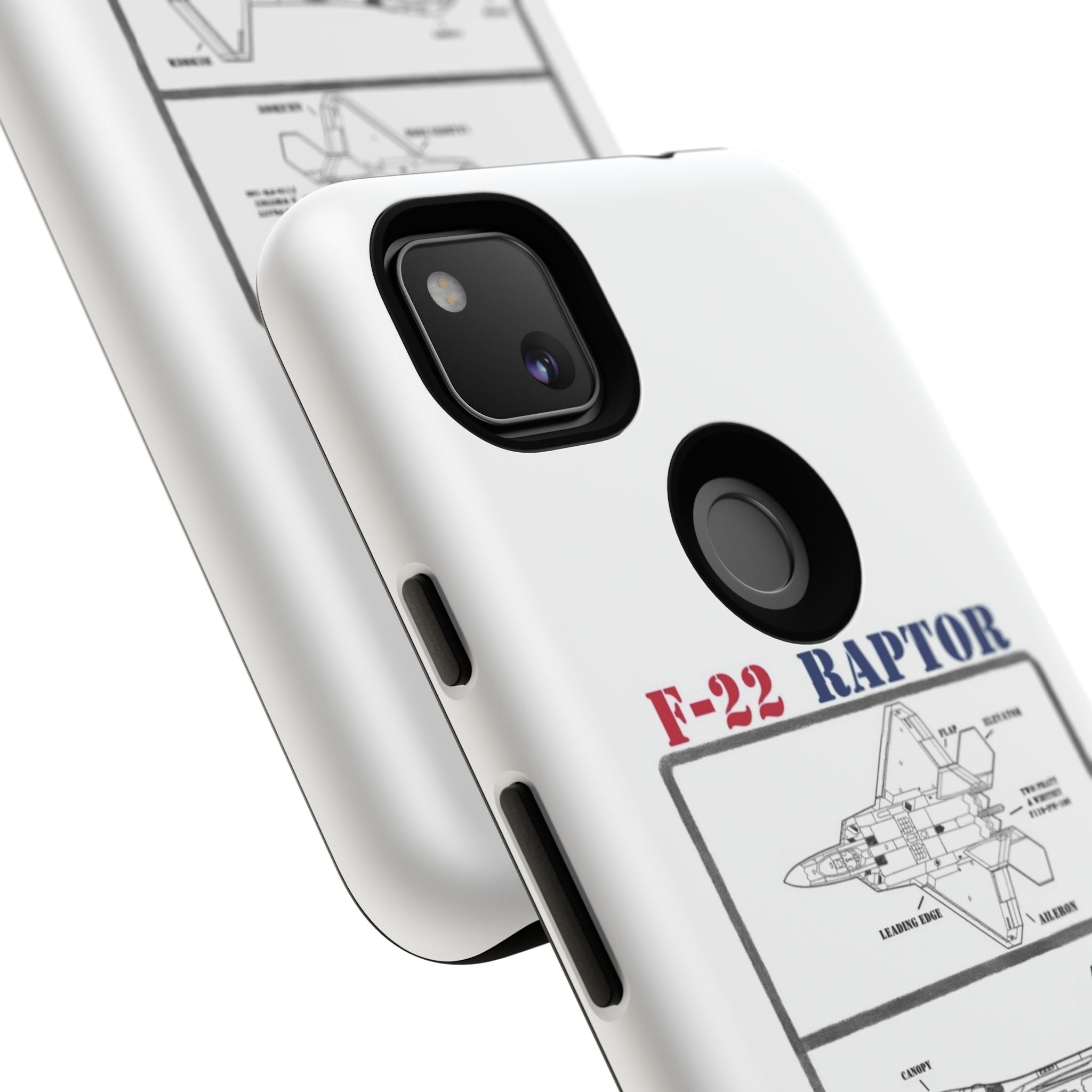 F-22 Raptor Schematic edition phone case (USAF Colour-Way)