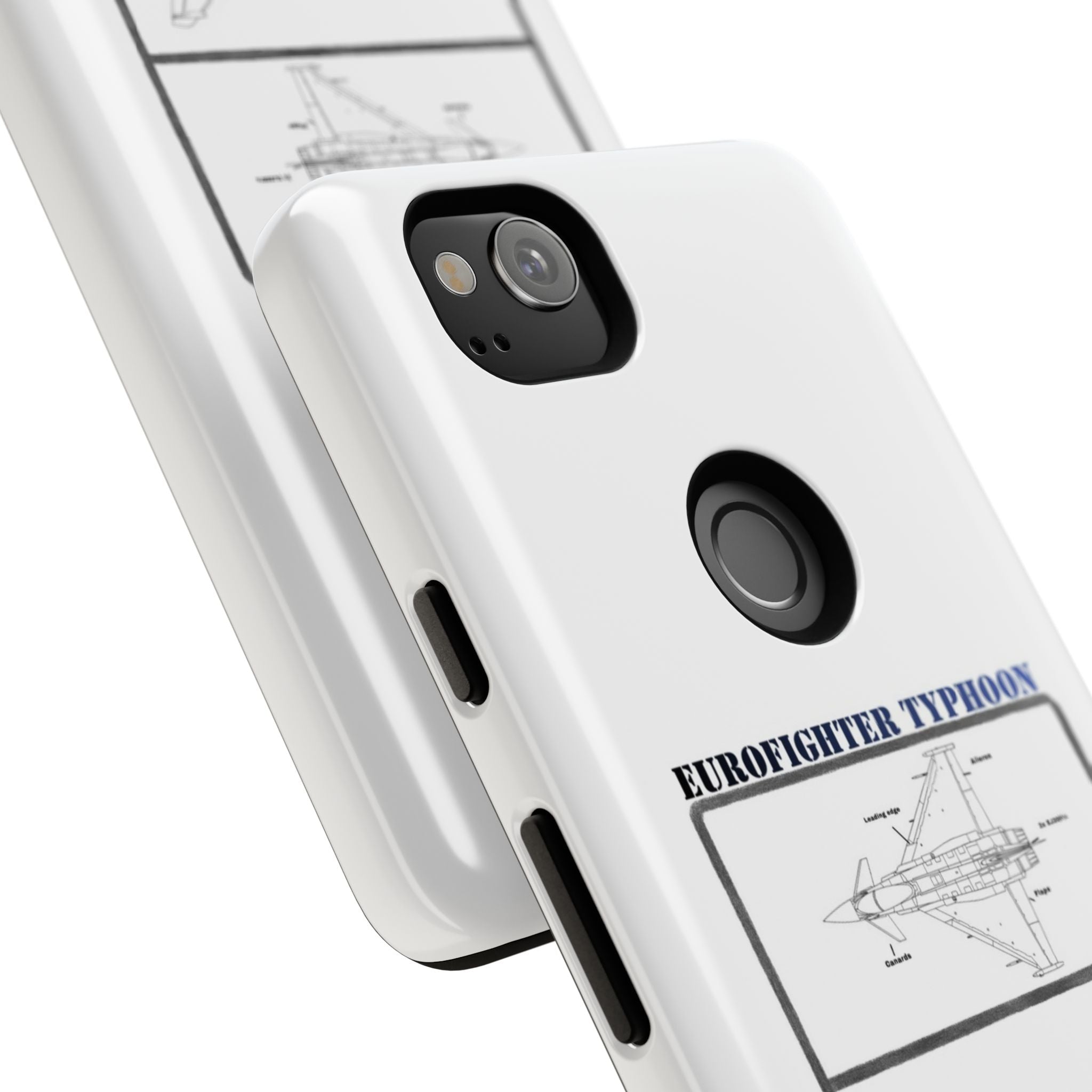 Eurofighter typhoon Schematic edition phone case (RAF Colour-Way)