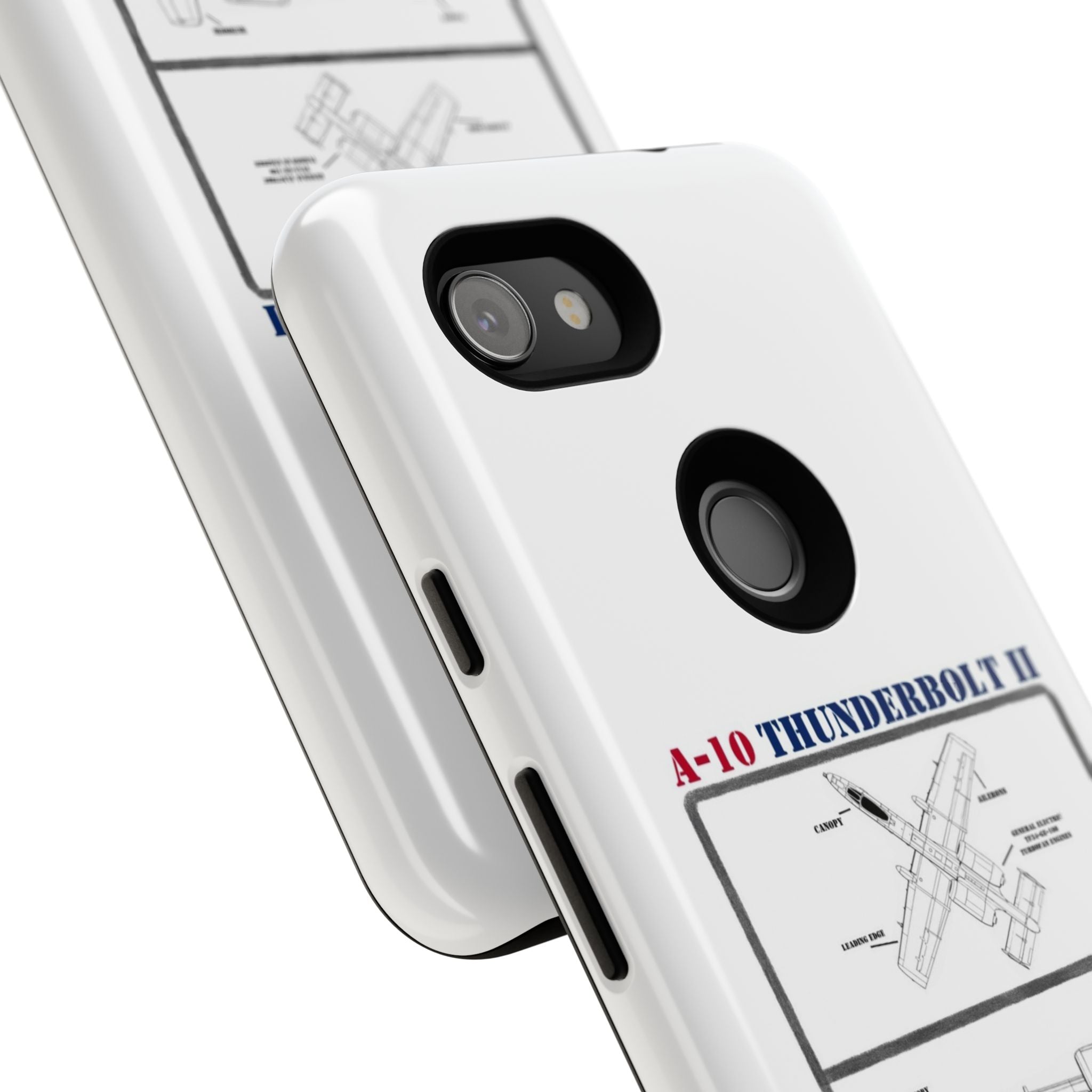 A-10 Thunderbolt Schematic edition phone case (USAF Colour-Way)