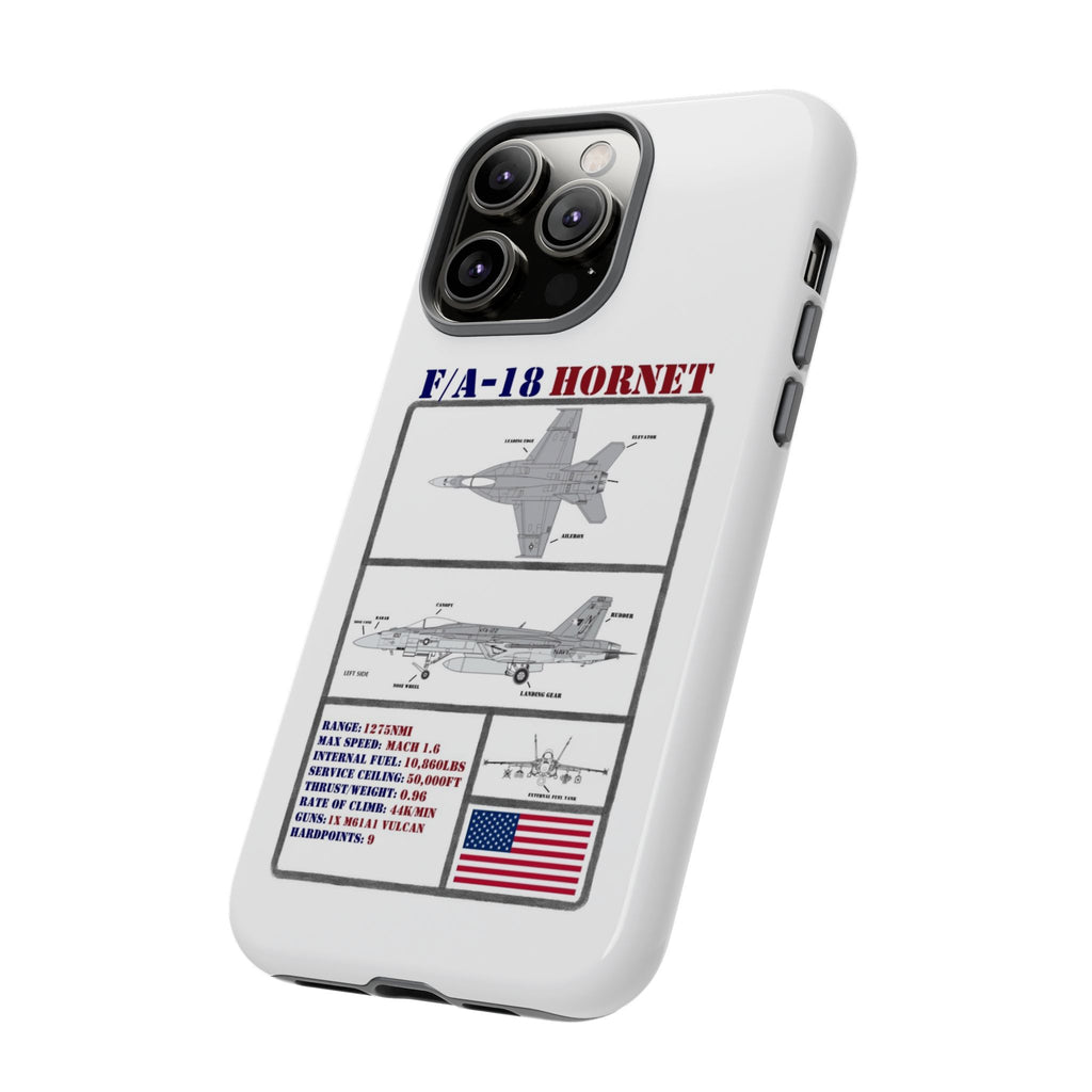 F/A-18 Hornet Schematic edition phone case (USAF Colour-Way)