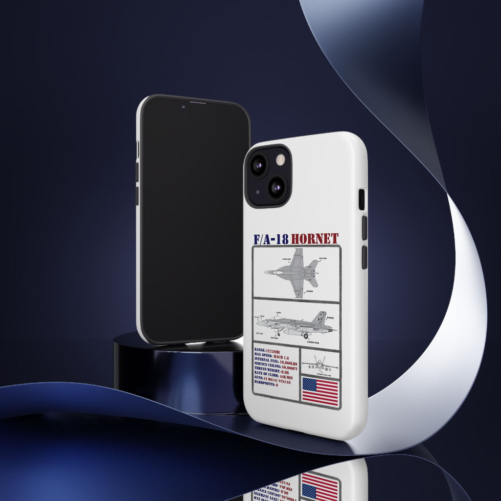F/A-18 Hornet Schematic edition phone case (USAF Colour-Way)