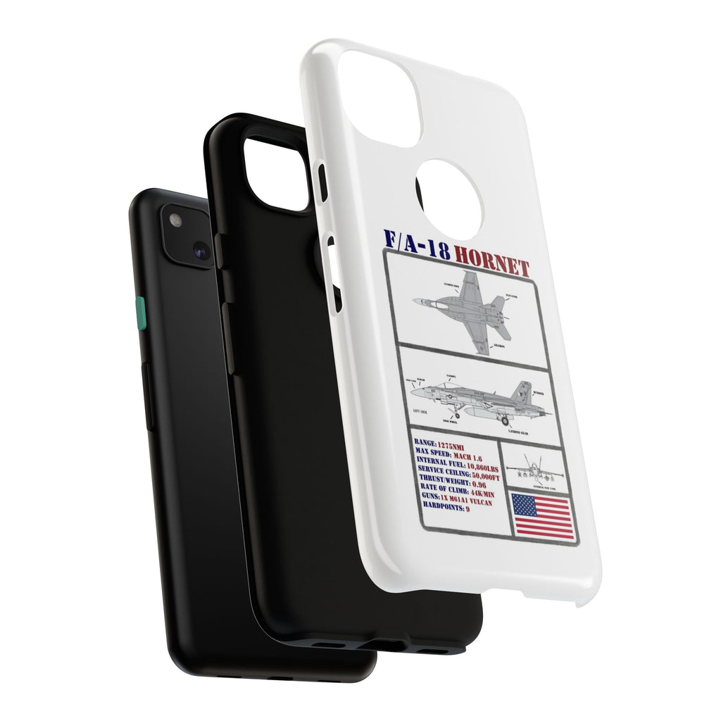 F/A-18 Hornet Schematic edition phone case (USAF Colour-Way)