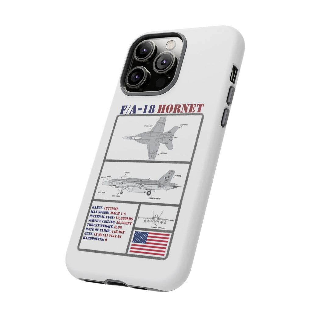 F/A-18 Hornet Schematic edition phone case (USAF Colour-Way)