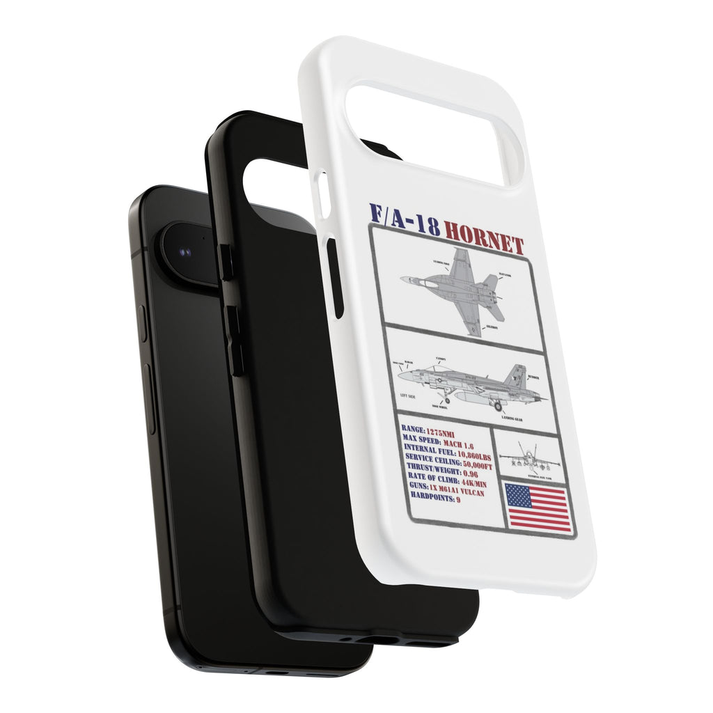 F/A-18 Hornet Schematic edition phone case (USAF Colour-Way)