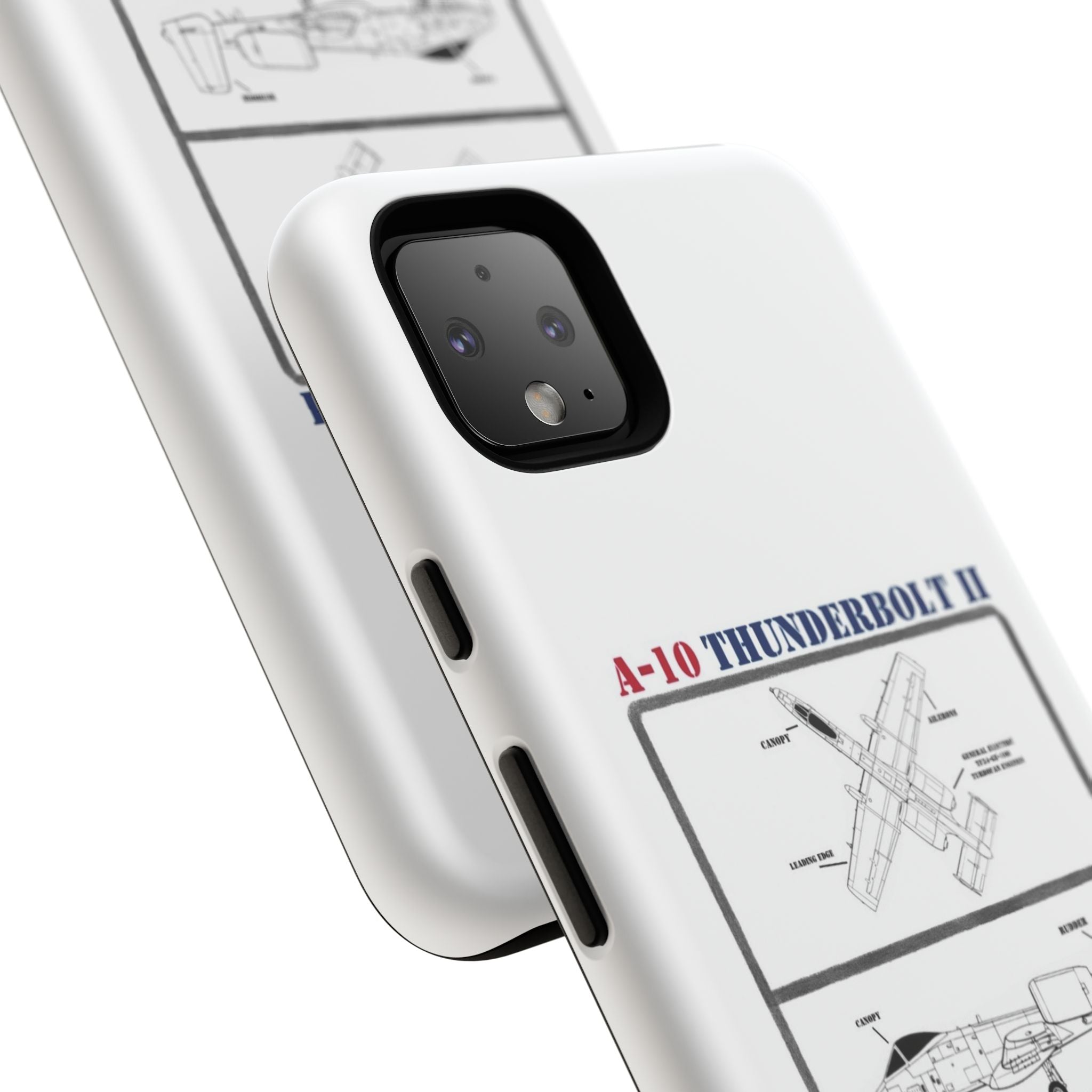 A-10 Thunderbolt Schematic edition phone case (USAF Colour-Way)