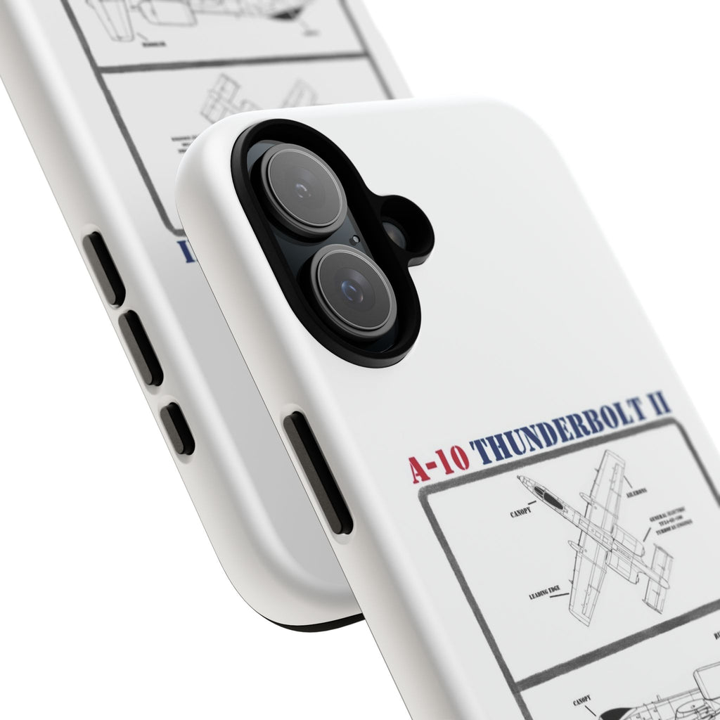 A-10 Thunderbolt Schematic edition phone case (USAF Colour-Way)