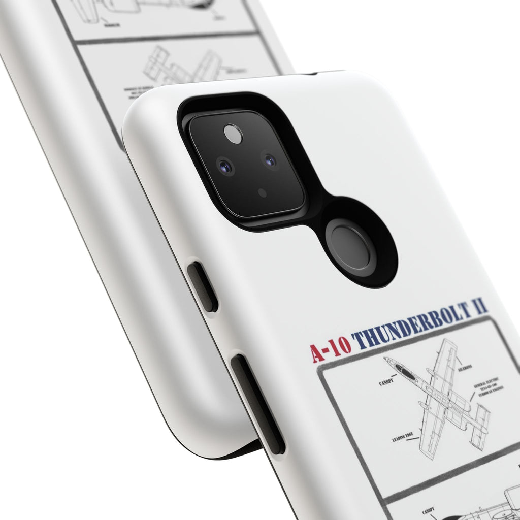 A-10 Thunderbolt Schematic edition phone case (USAF Colour-Way)