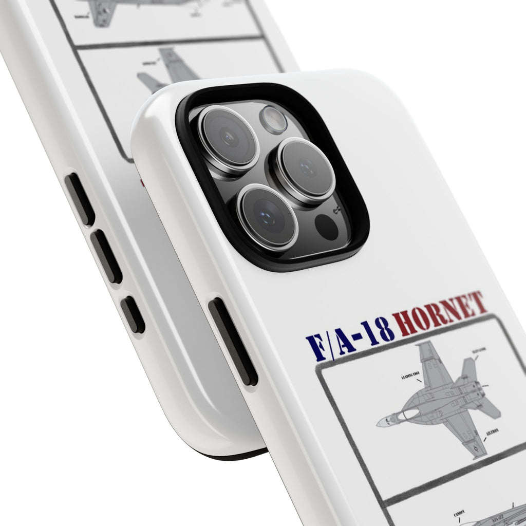 F/A-18 Hornet Schematic edition phone case (USAF Colour-Way)