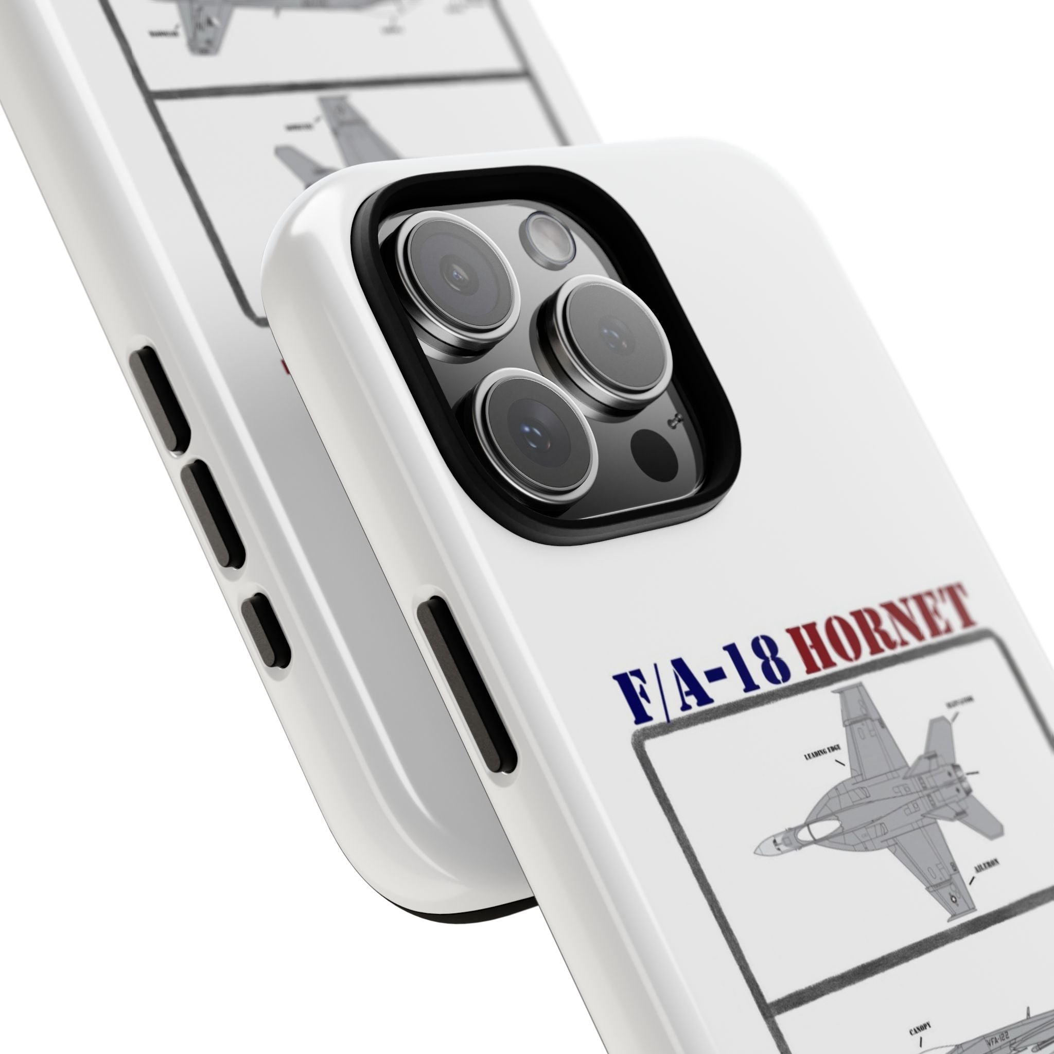 F/A-18 Hornet Schematic edition phone case (USAF Colour-Way)