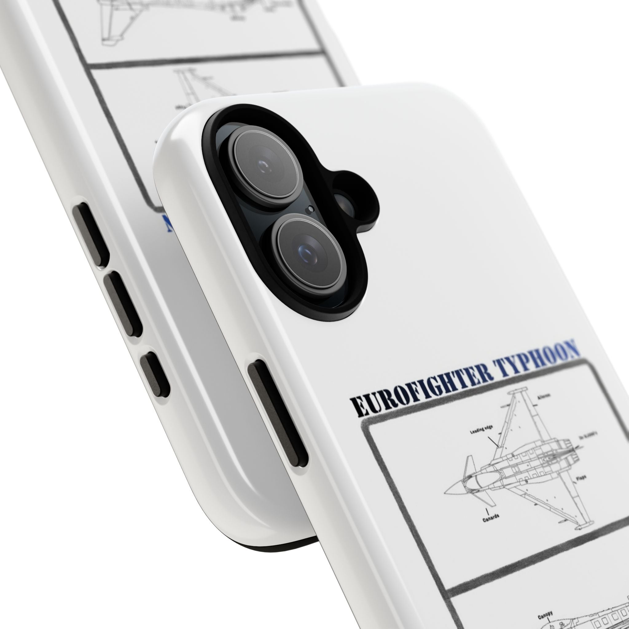 Eurofighter typhoon Schematic edition phone case (RAF Colour-Way)