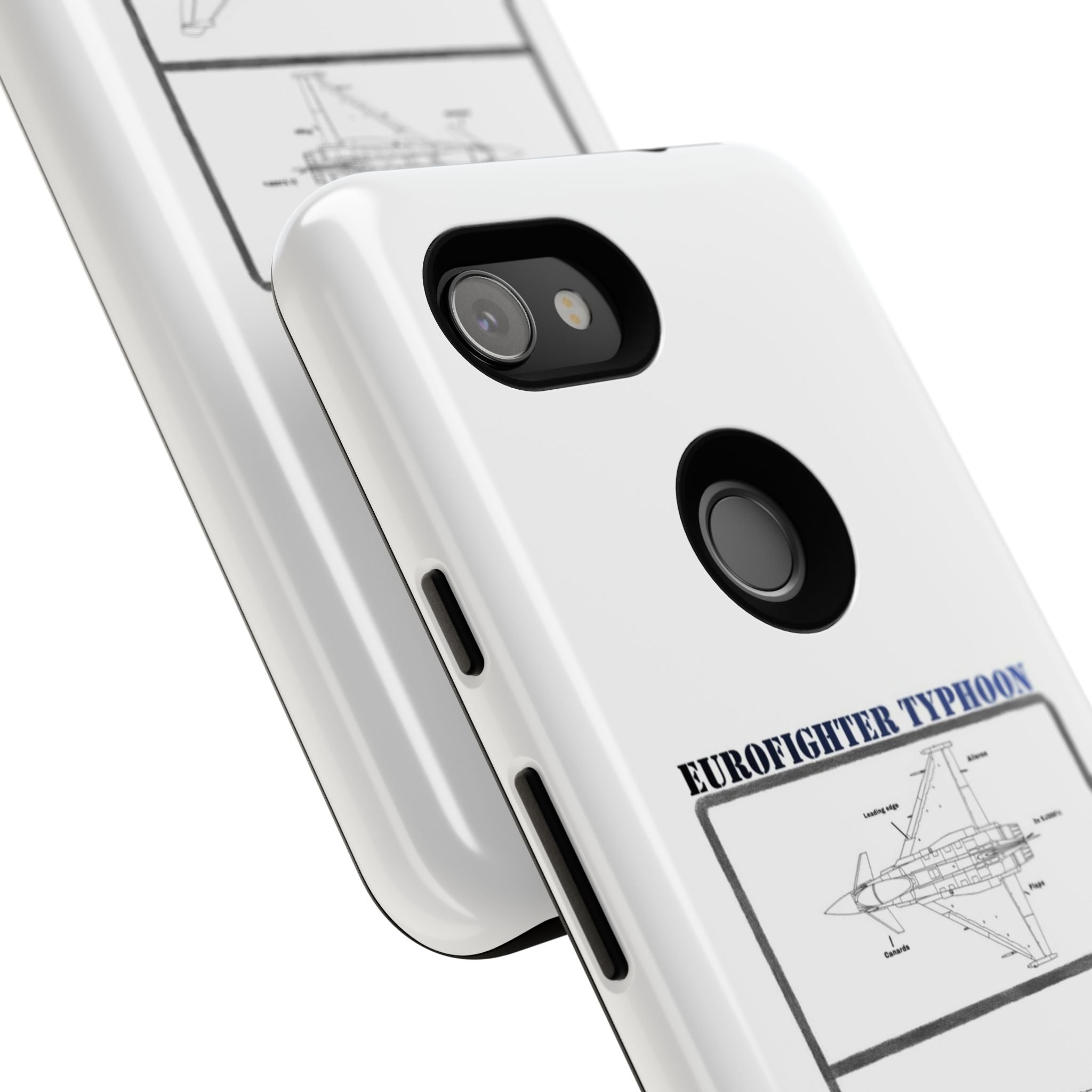 Eurofighter typhoon Schematic edition phone case (RAF Colour-Way)