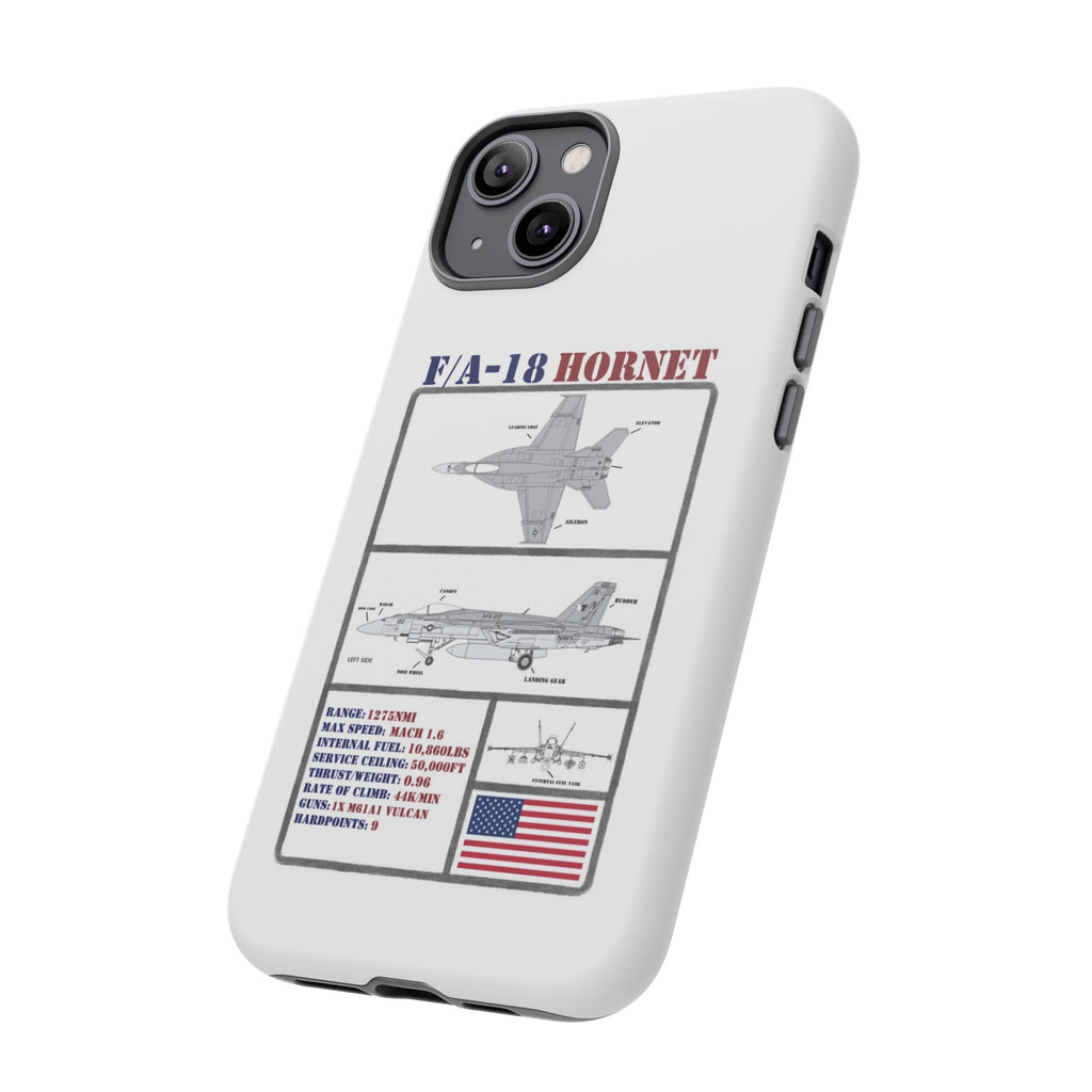 F/A-18 Hornet Schematic edition phone case (USAF Colour-Way)