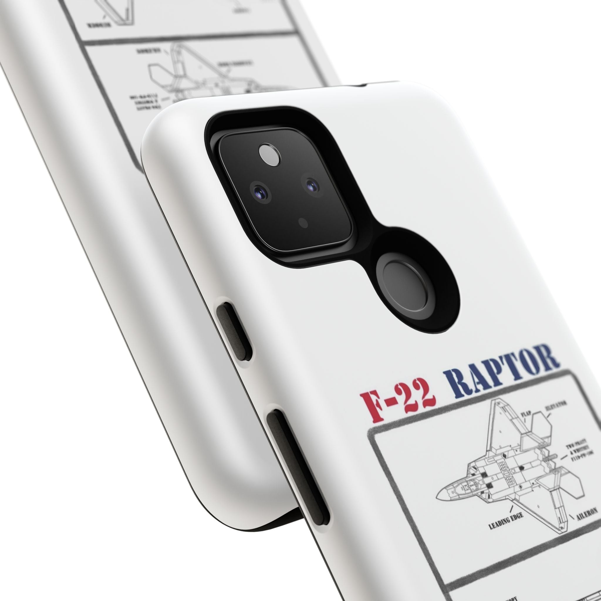 F-22 Raptor Schematic edition phone case (USAF Colour-Way)