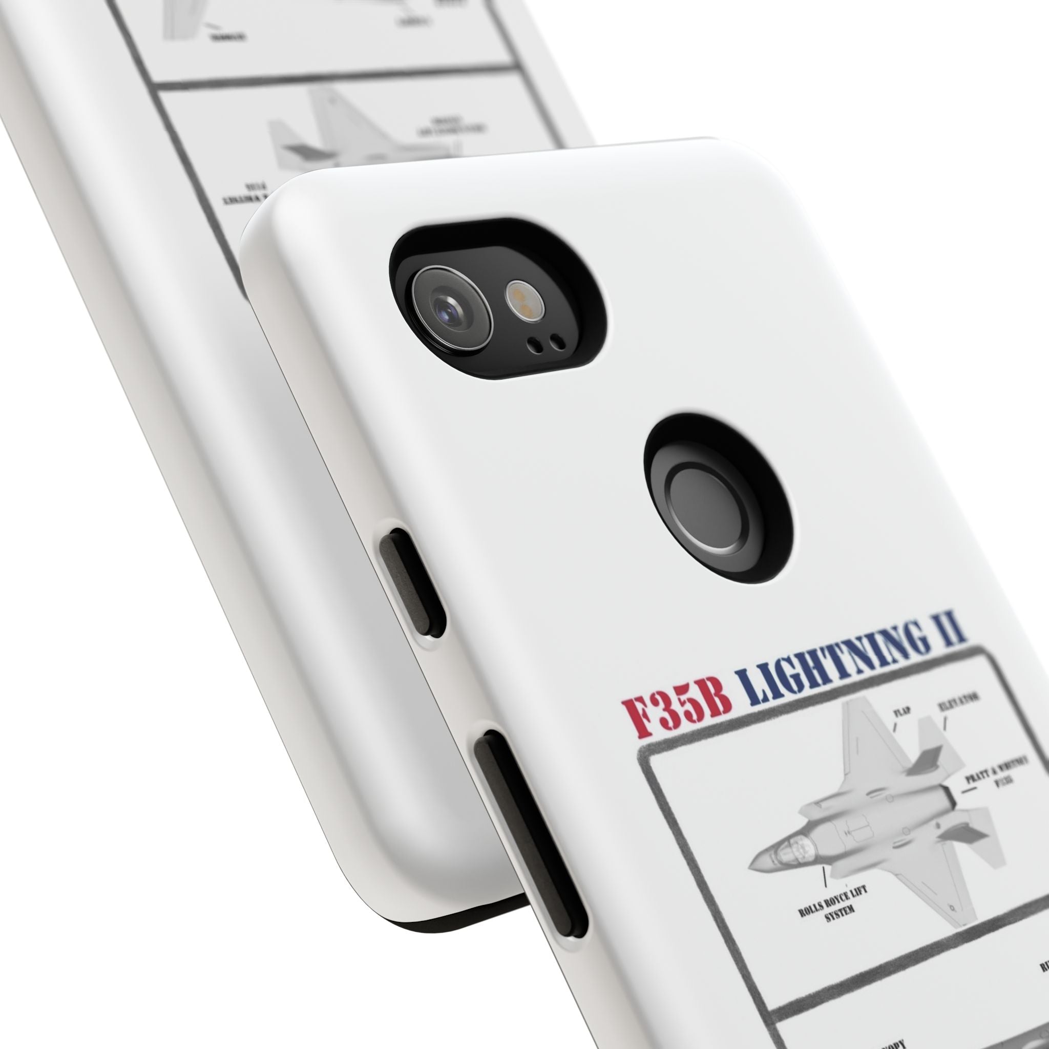 F-35 Lightning II Schematic edition phone case (USAF Colour-Way)