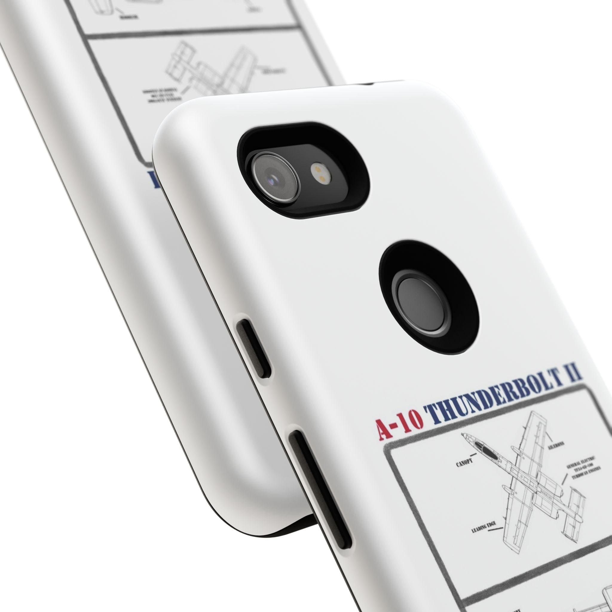 A-10 Thunderbolt Schematic edition phone case (USAF Colour-Way)