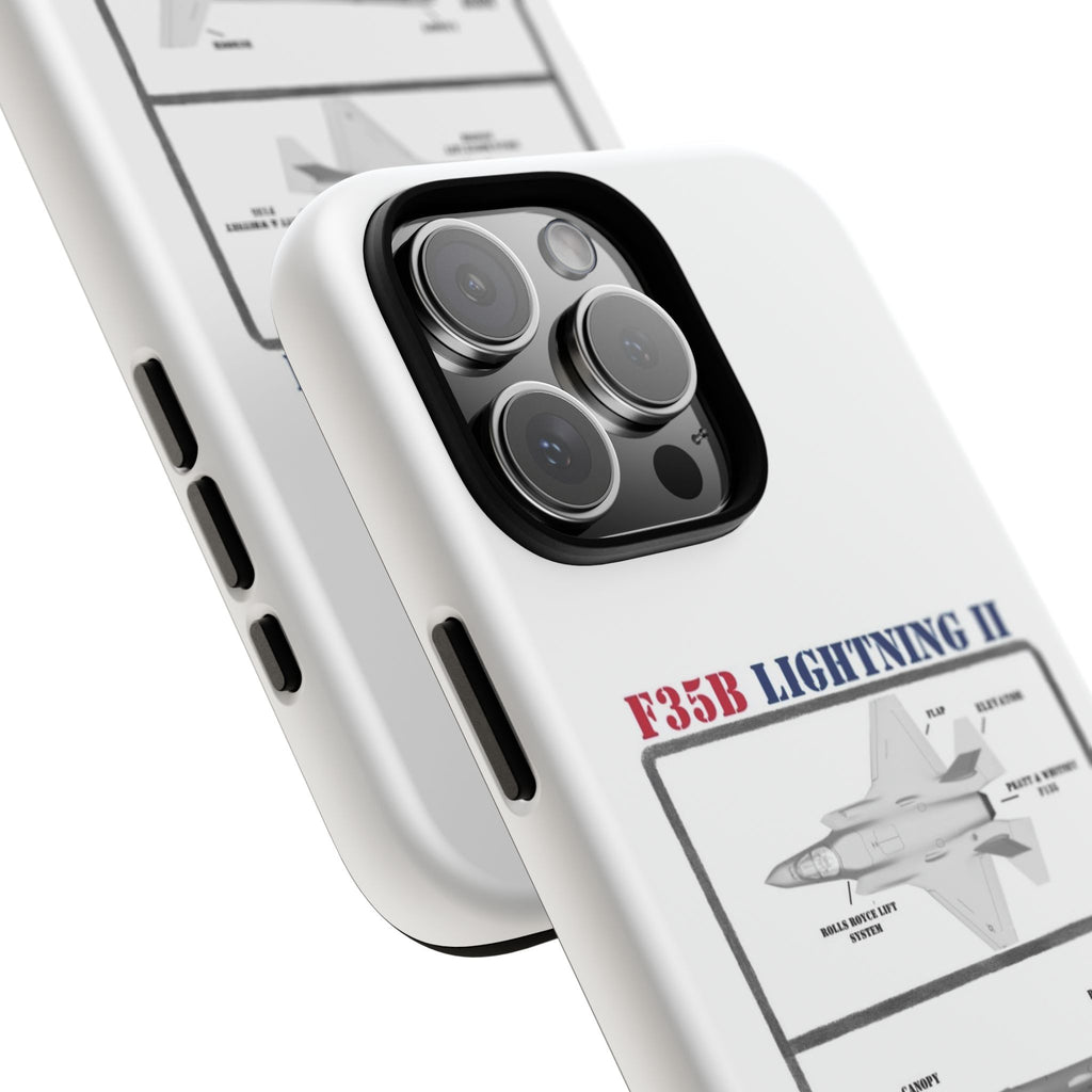 F-35 Lightning II Schematic edition phone case (USAF Colour-Way)