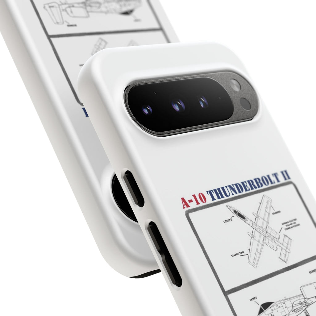 A-10 Thunderbolt Schematic edition phone case (USAF Colour-Way)
