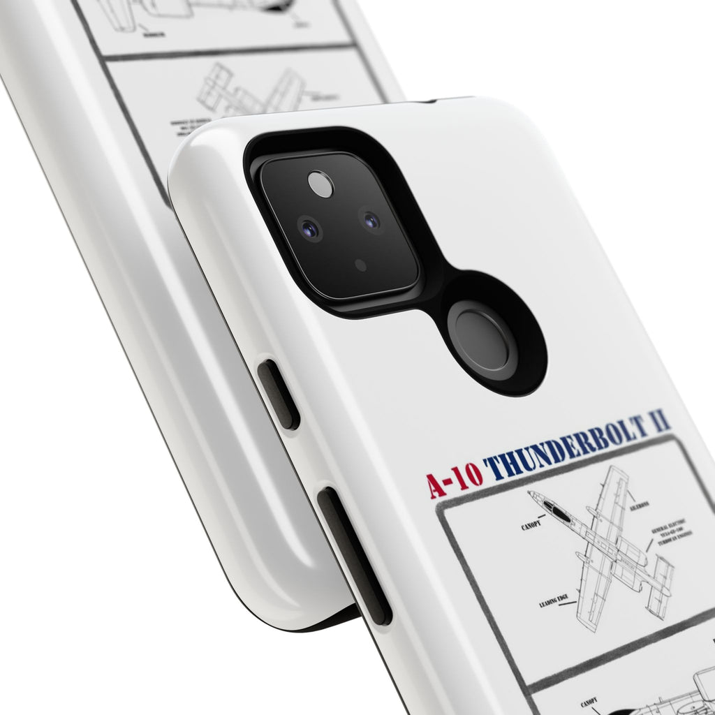 A-10 Thunderbolt Schematic edition phone case (USAF Colour-Way)