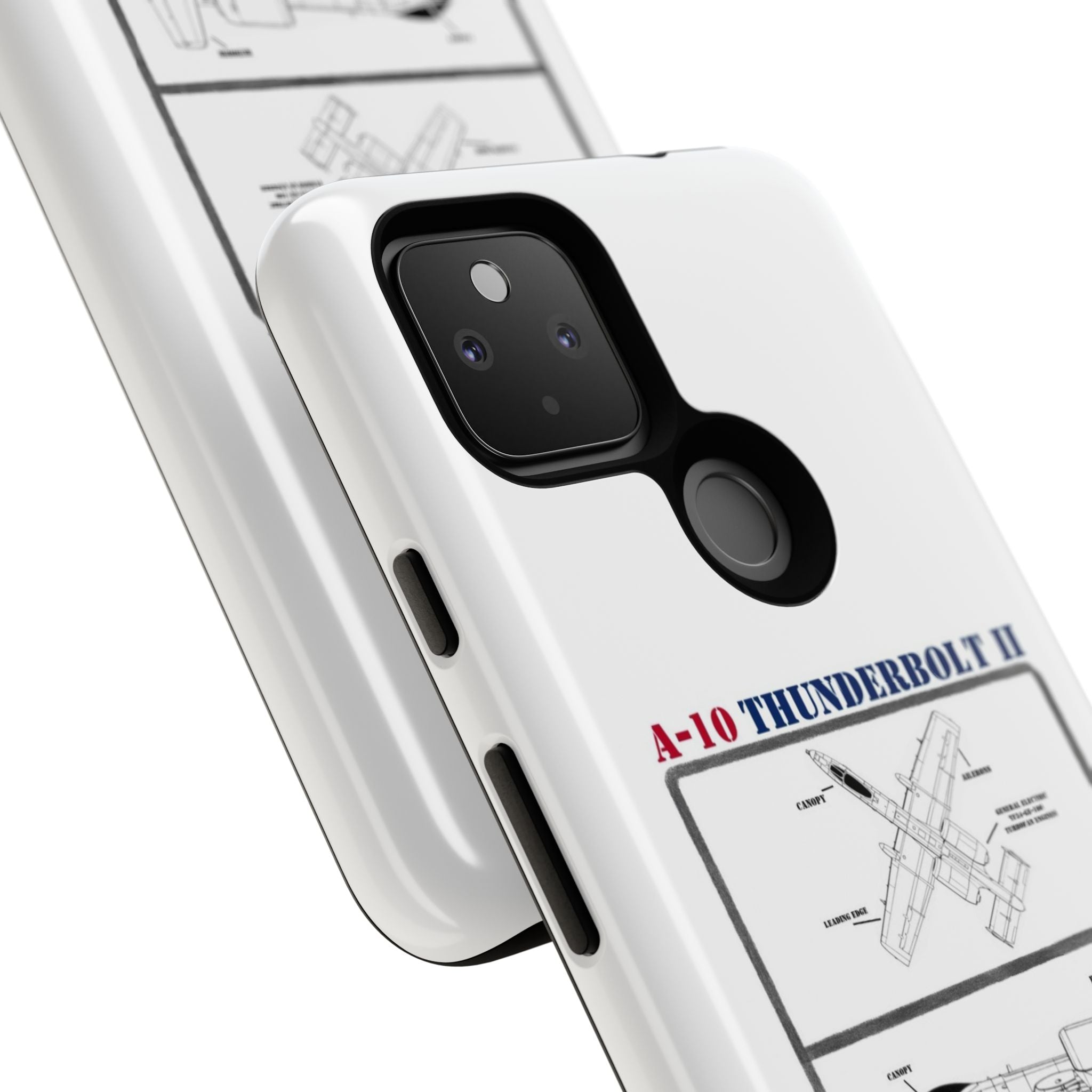 A-10 Thunderbolt Schematic edition phone case (USAF Colour-Way)