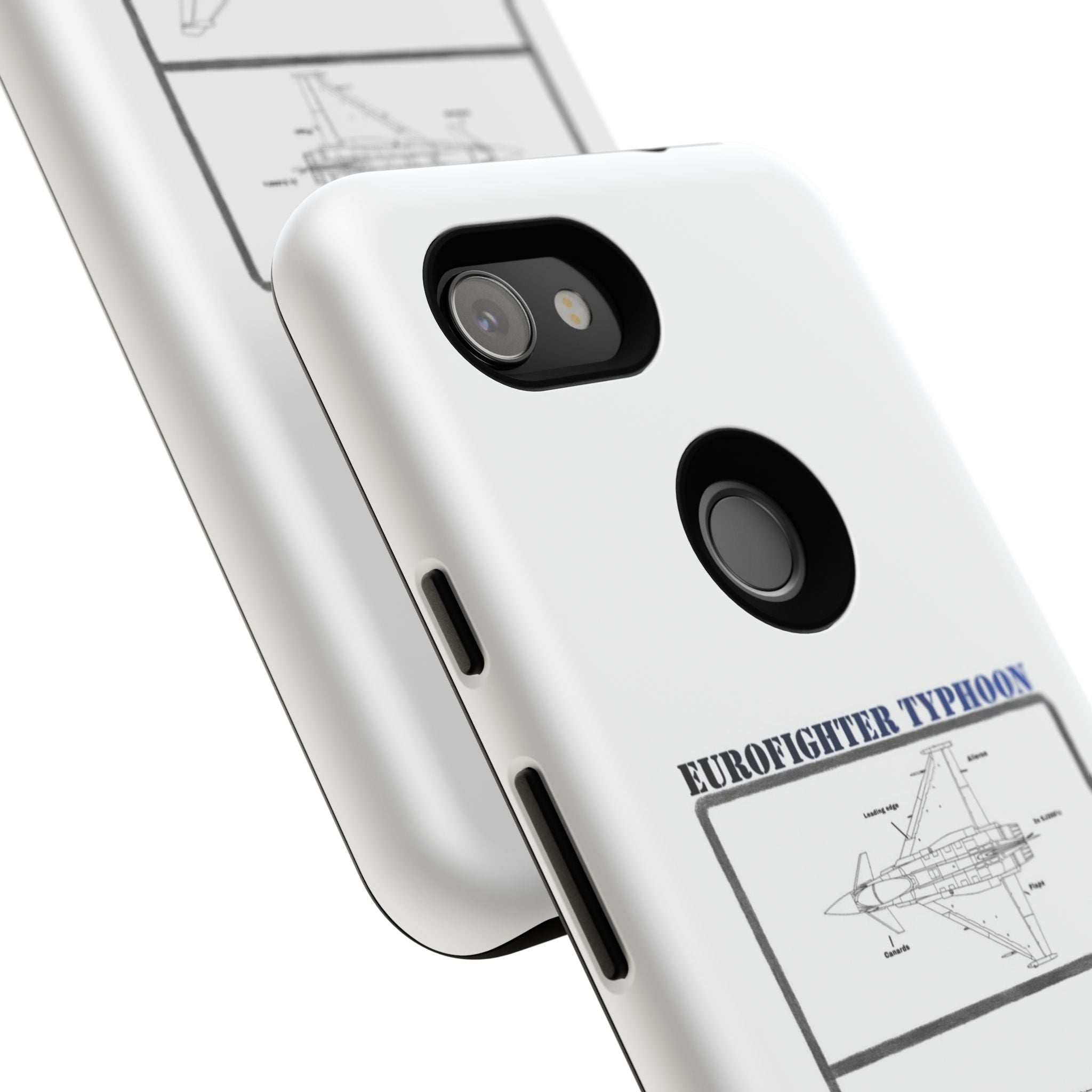 Eurofighter typhoon Schematic edition phone case (RAF Colour-Way)