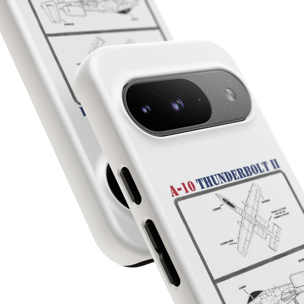A-10 Thunderbolt Schematic edition phone case (USAF Colour-Way)
