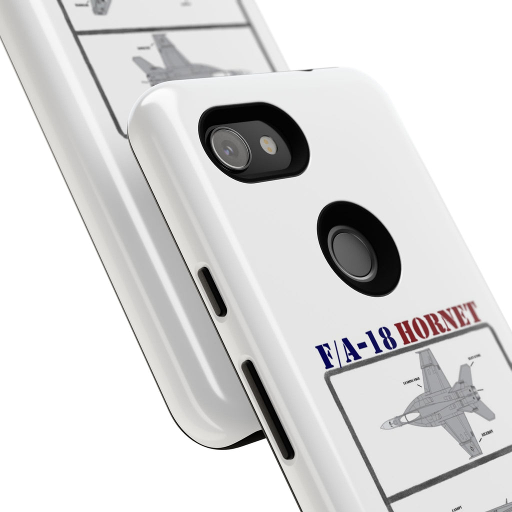 F/A-18 Hornet Schematic edition phone case (USAF Colour-Way)