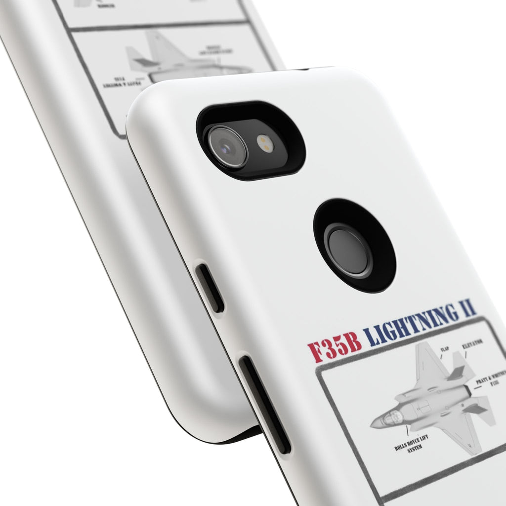 F-35 Lightning II Schematic edition phone case (USAF Colour-Way)