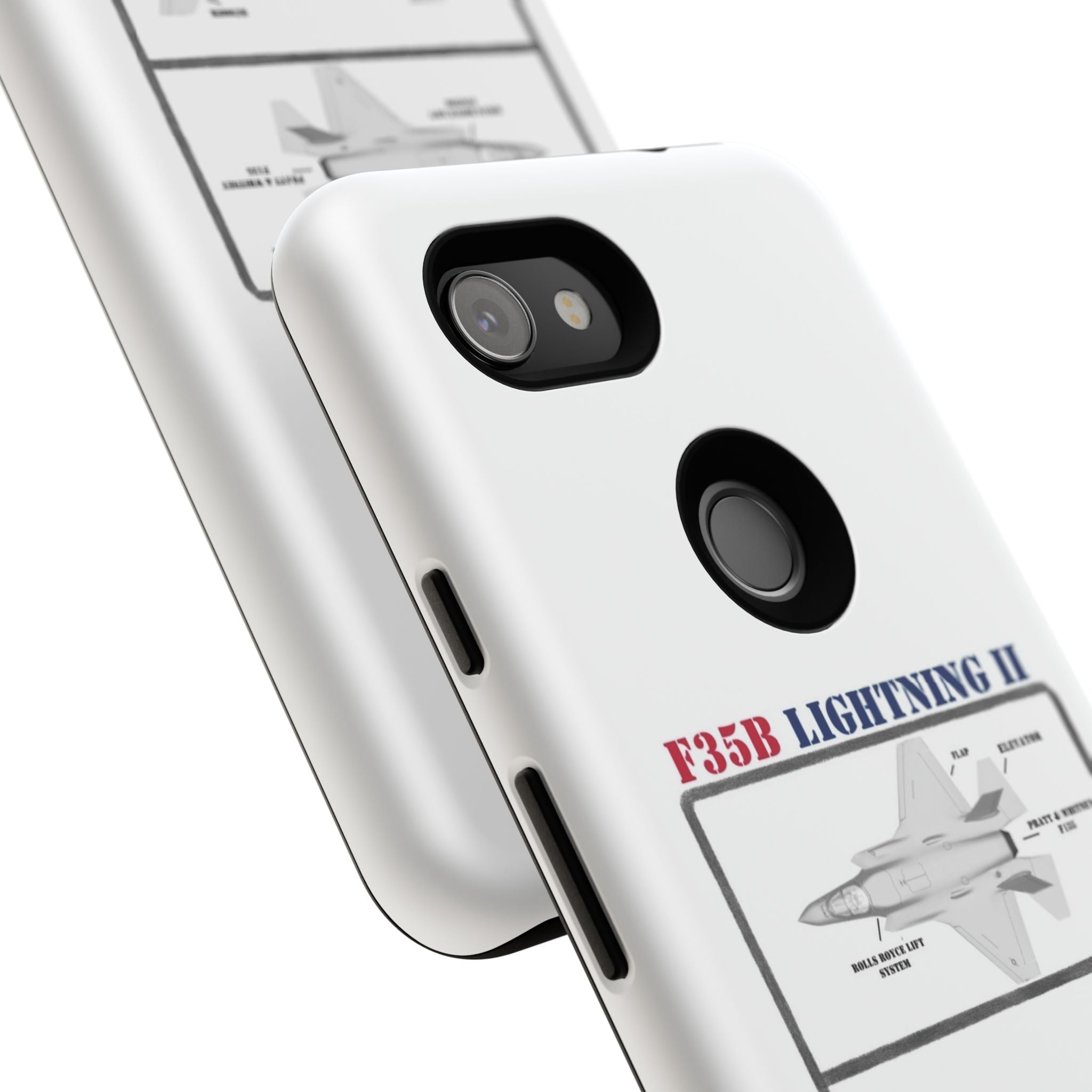 F-35 Lightning II Schematic edition phone case (USAF Colour-Way)