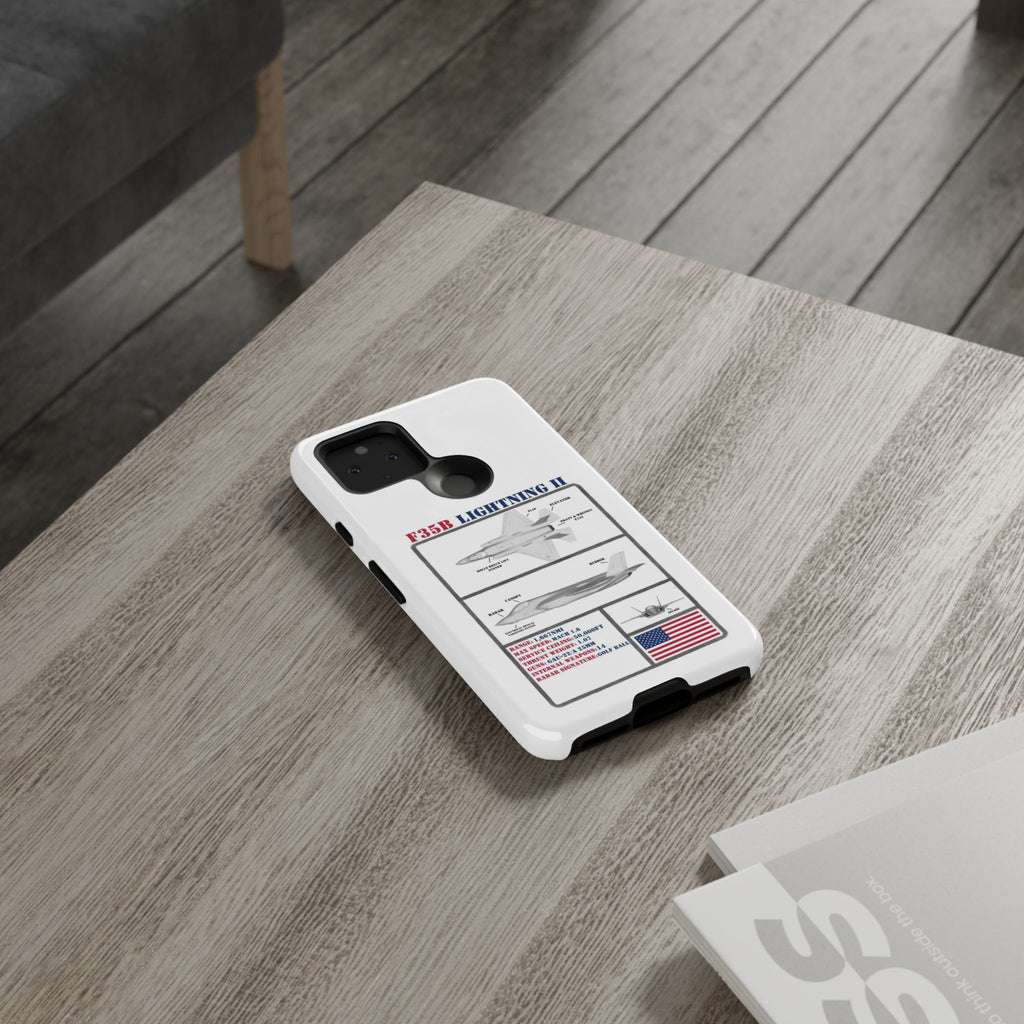 F-35 Lightning II Schematic edition phone case (USAF Colour-Way)