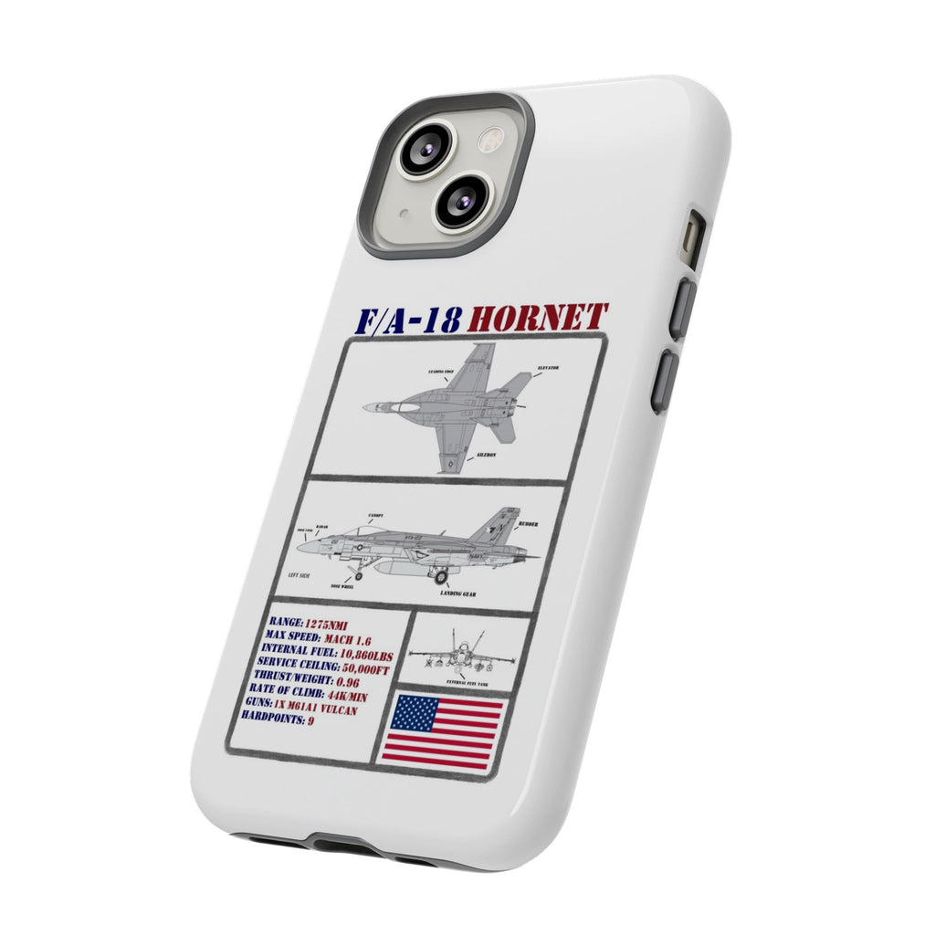 F/A-18 Hornet Schematic edition phone case (USAF Colour-Way)