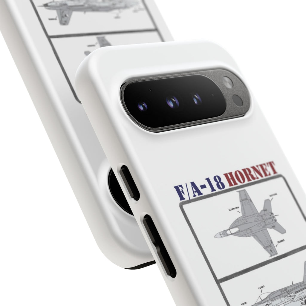 F/A-18 Hornet Schematic edition phone case (USAF Colour-Way)