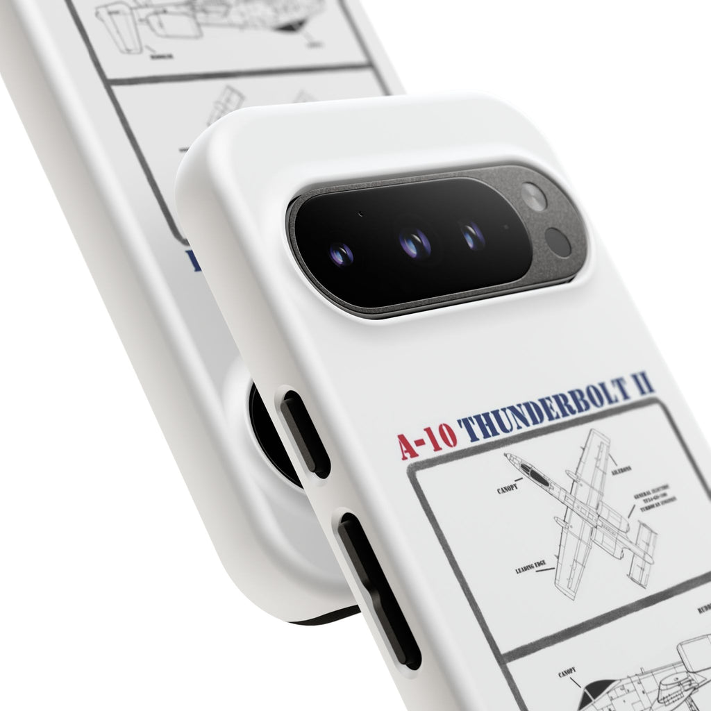 A-10 Thunderbolt Schematic edition phone case (USAF Colour-Way)