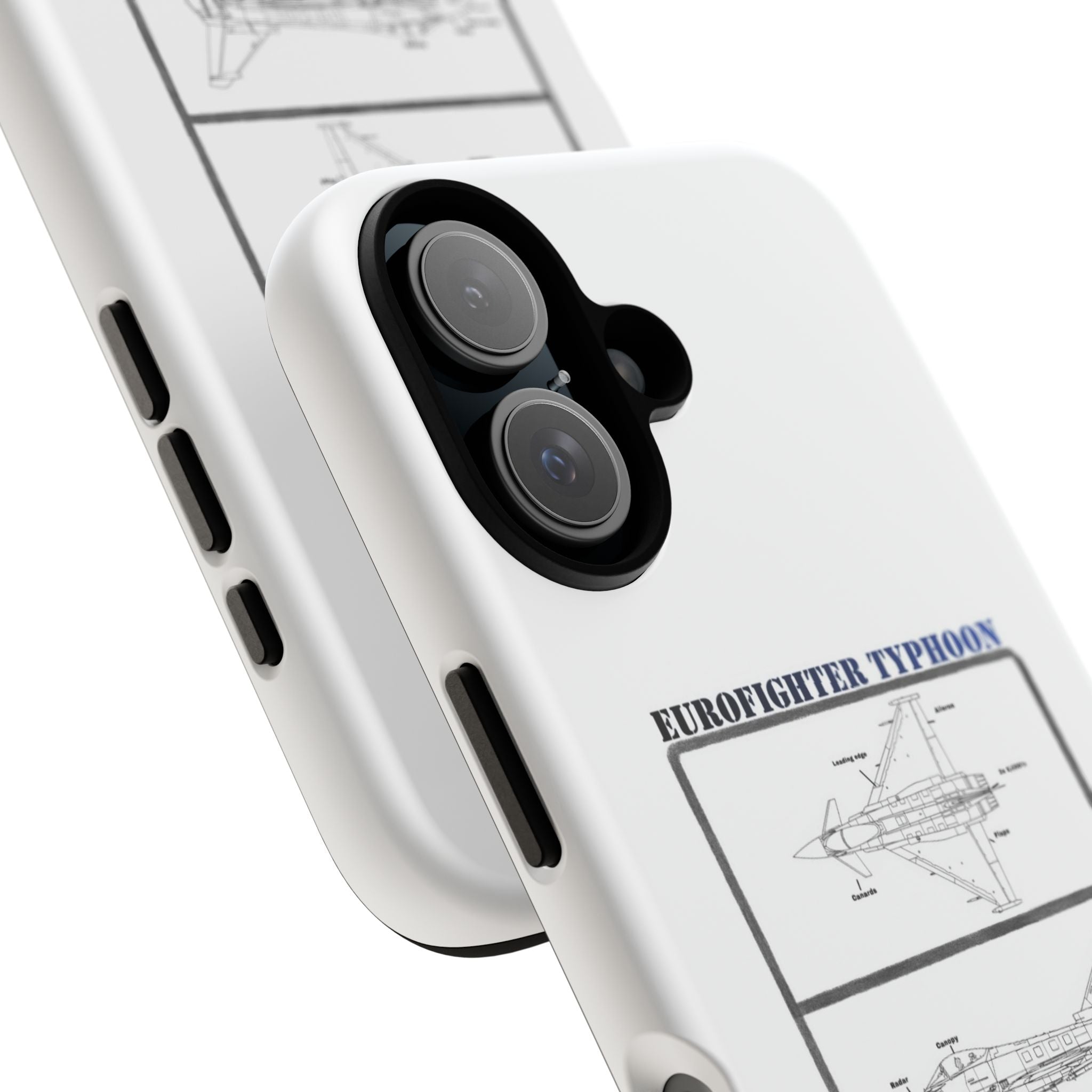 Eurofighter typhoon Schematic edition phone case (RAF Colour-Way)