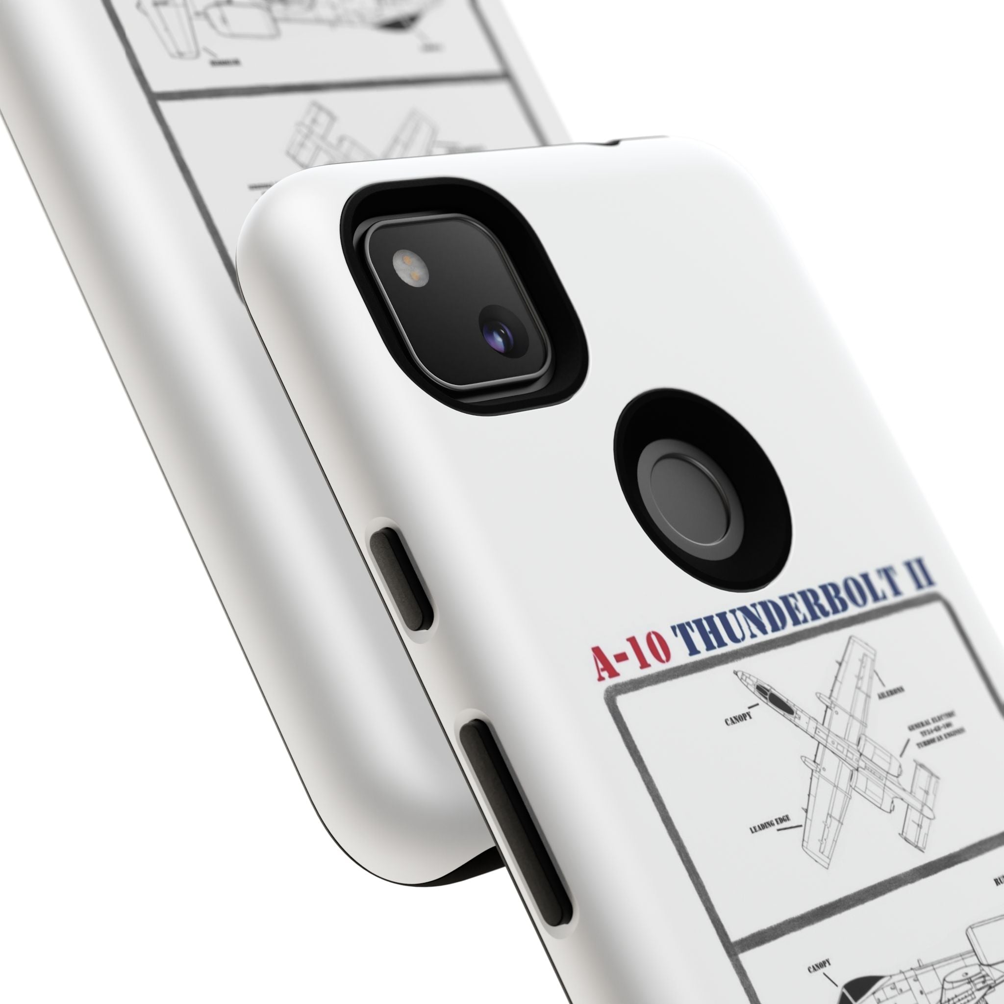 A-10 Thunderbolt Schematic edition phone case (USAF Colour-Way)