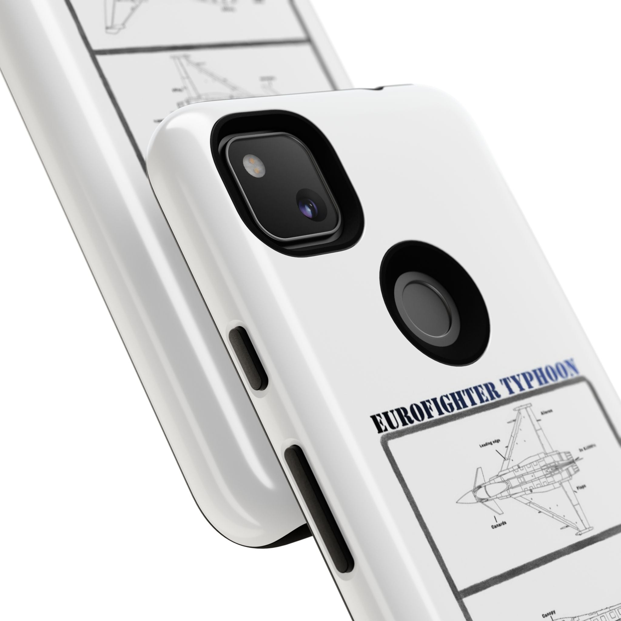Eurofighter typhoon Schematic edition phone case (RAF Colour-Way)