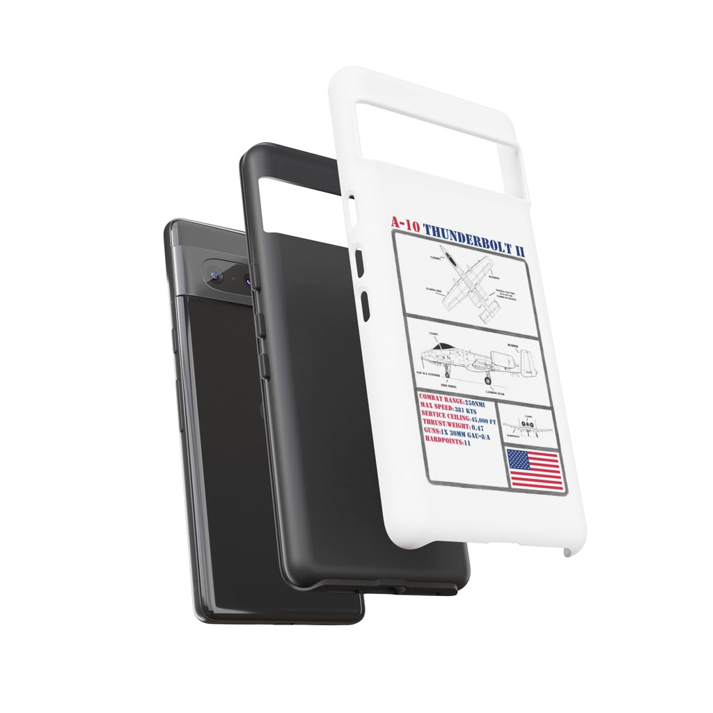 A-10 Thunderbolt Schematic edition phone case (USAF Colour-Way)