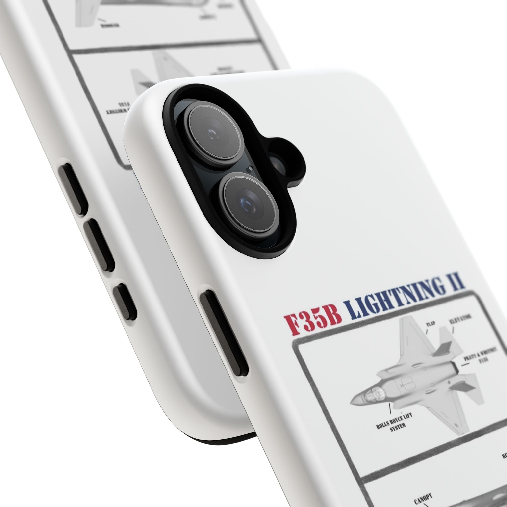 F-35 Lightning II Schematic edition phone case (USAF Colour-Way)