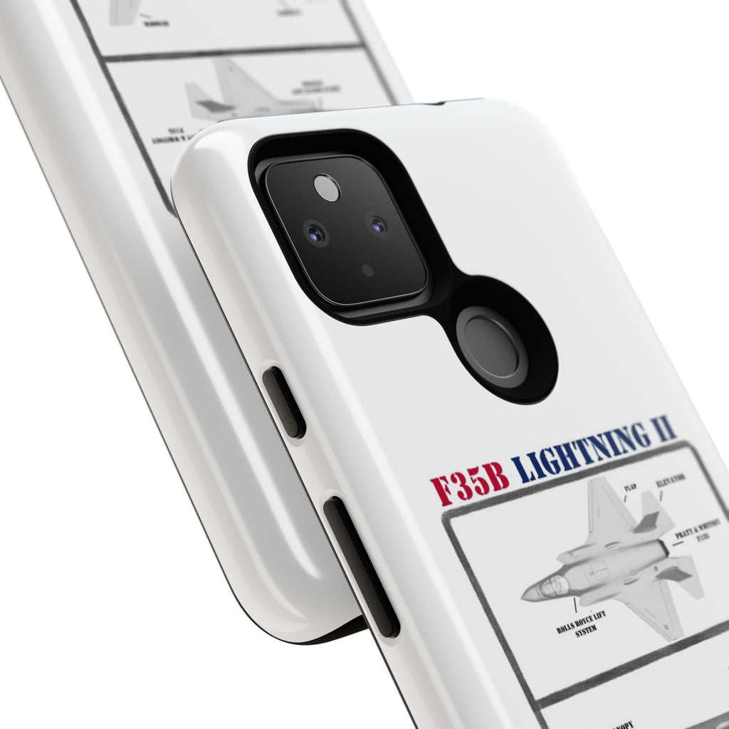 F-35 Lightning II Schematic edition phone case (USAF Colour-Way)