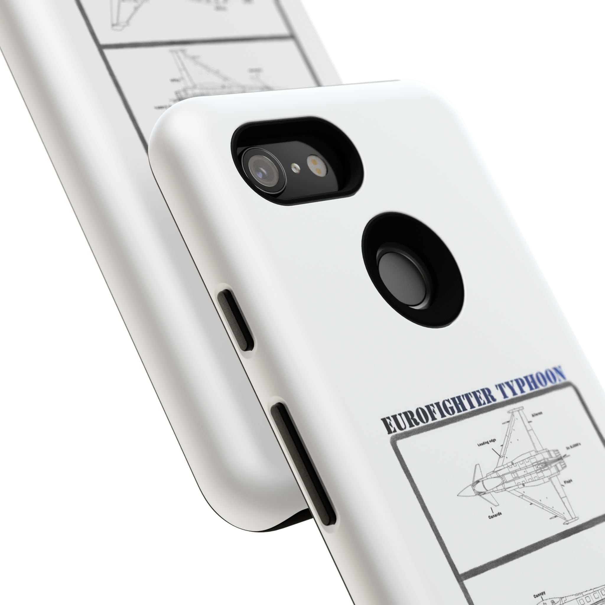 Eurofighter typhoon Schematic edition phone case (RAF Colour-Way)