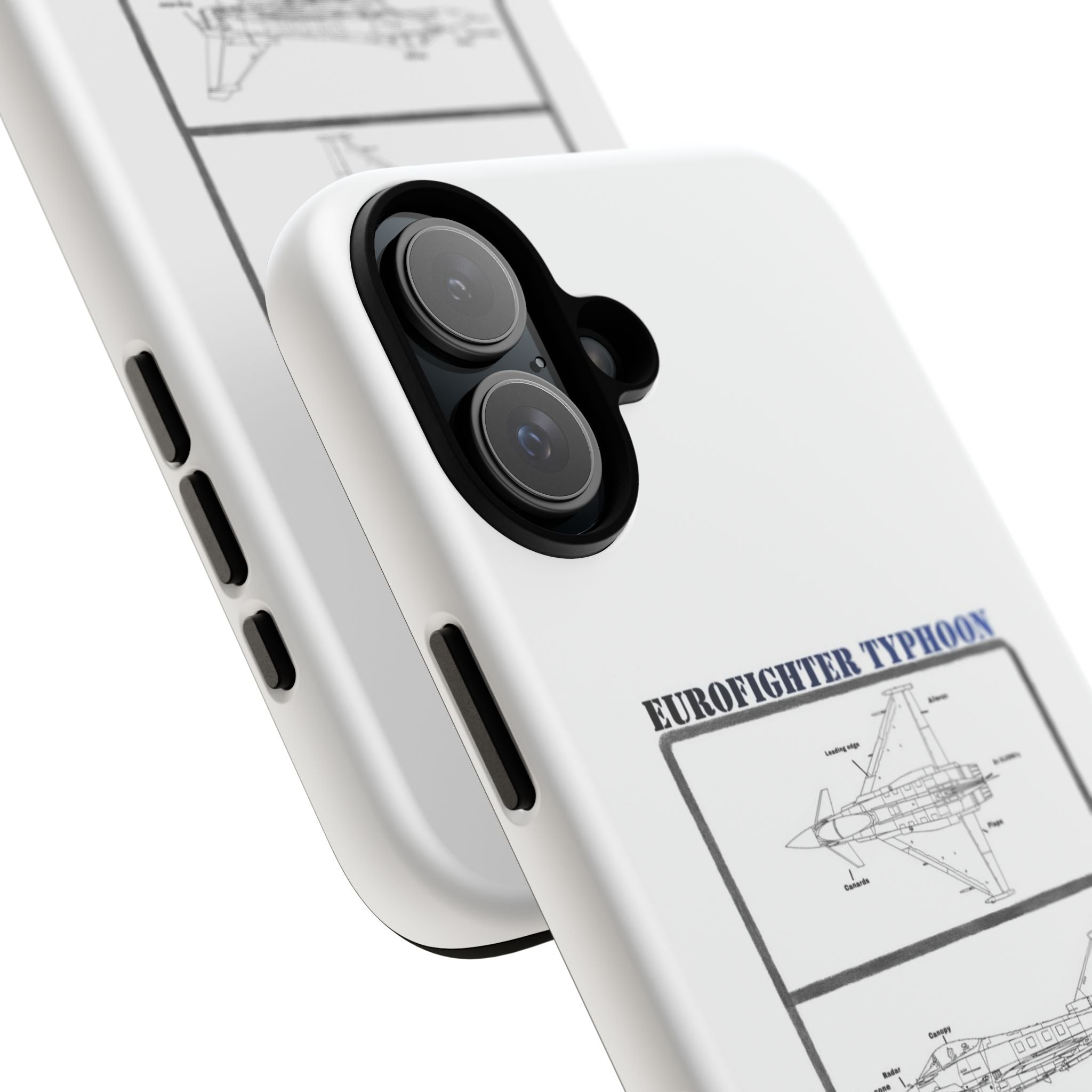 Eurofighter typhoon Schematic edition phone case (RAF Colour-Way)