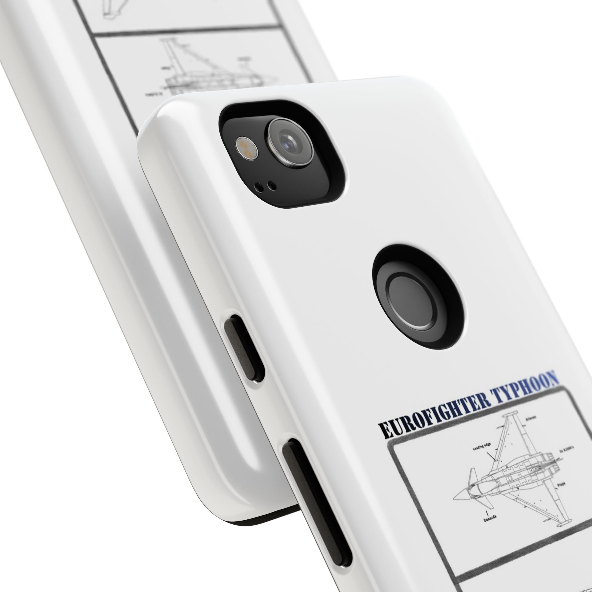 Eurofighter typhoon Schematic edition phone case (RAF Colour-Way)