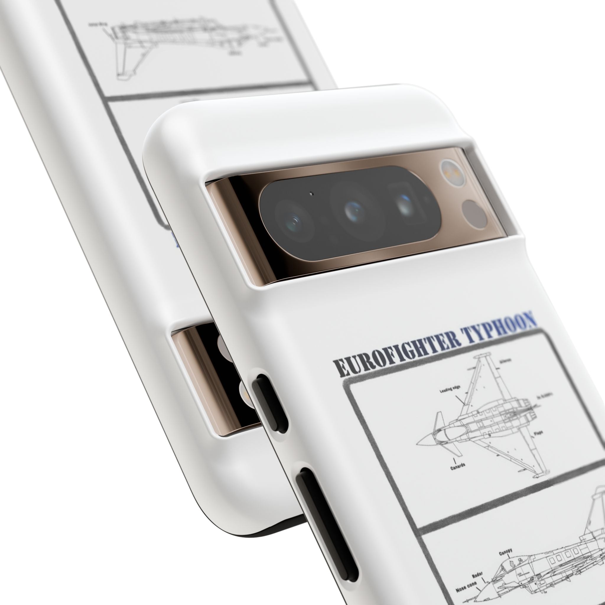 Eurofighter typhoon Schematic edition phone case (RAF Colour-Way)